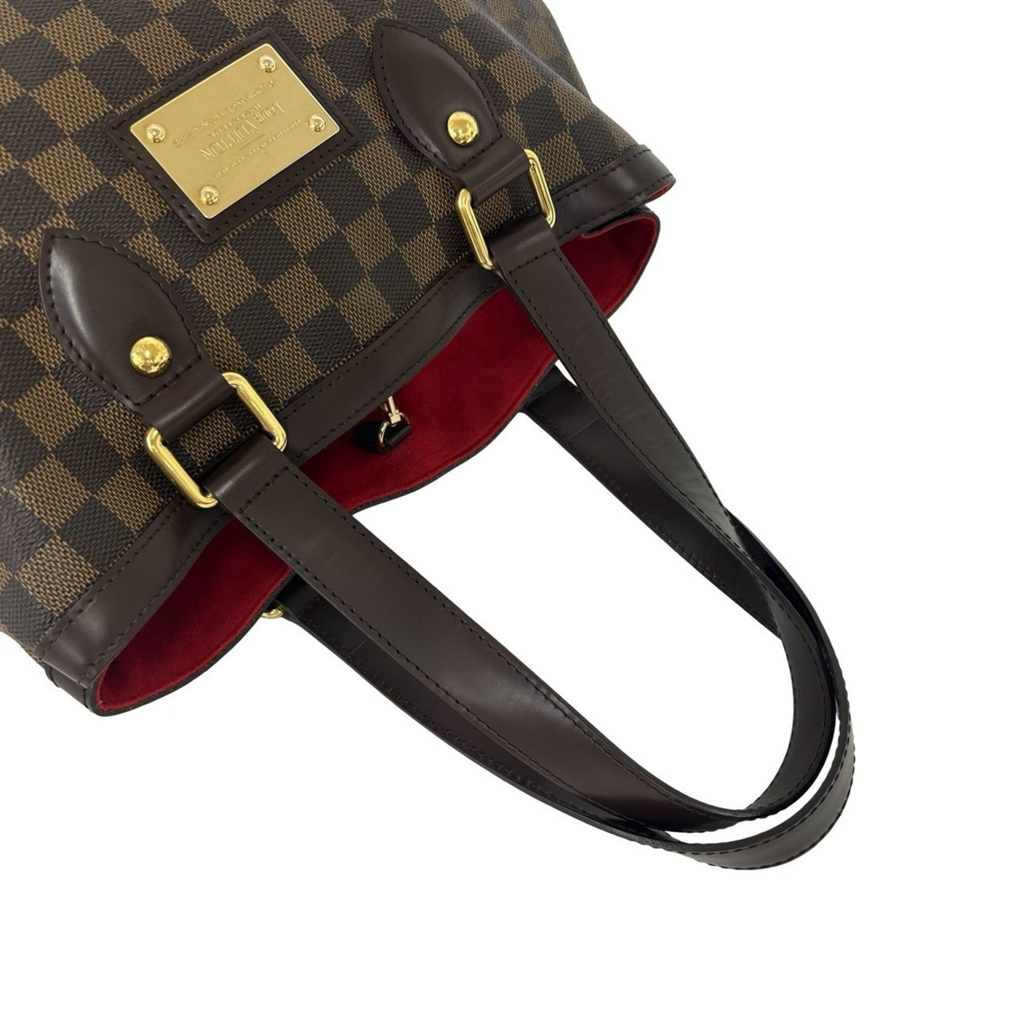 Louis Vuitton Brown Leather Pvc Handbag (Pre-Owned)