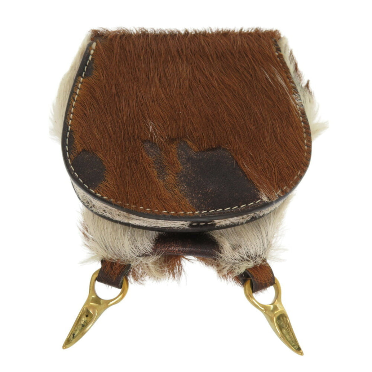 Vivienne Westwood Brown Leather Coin Purse/Coin Case (Pre-Owned)