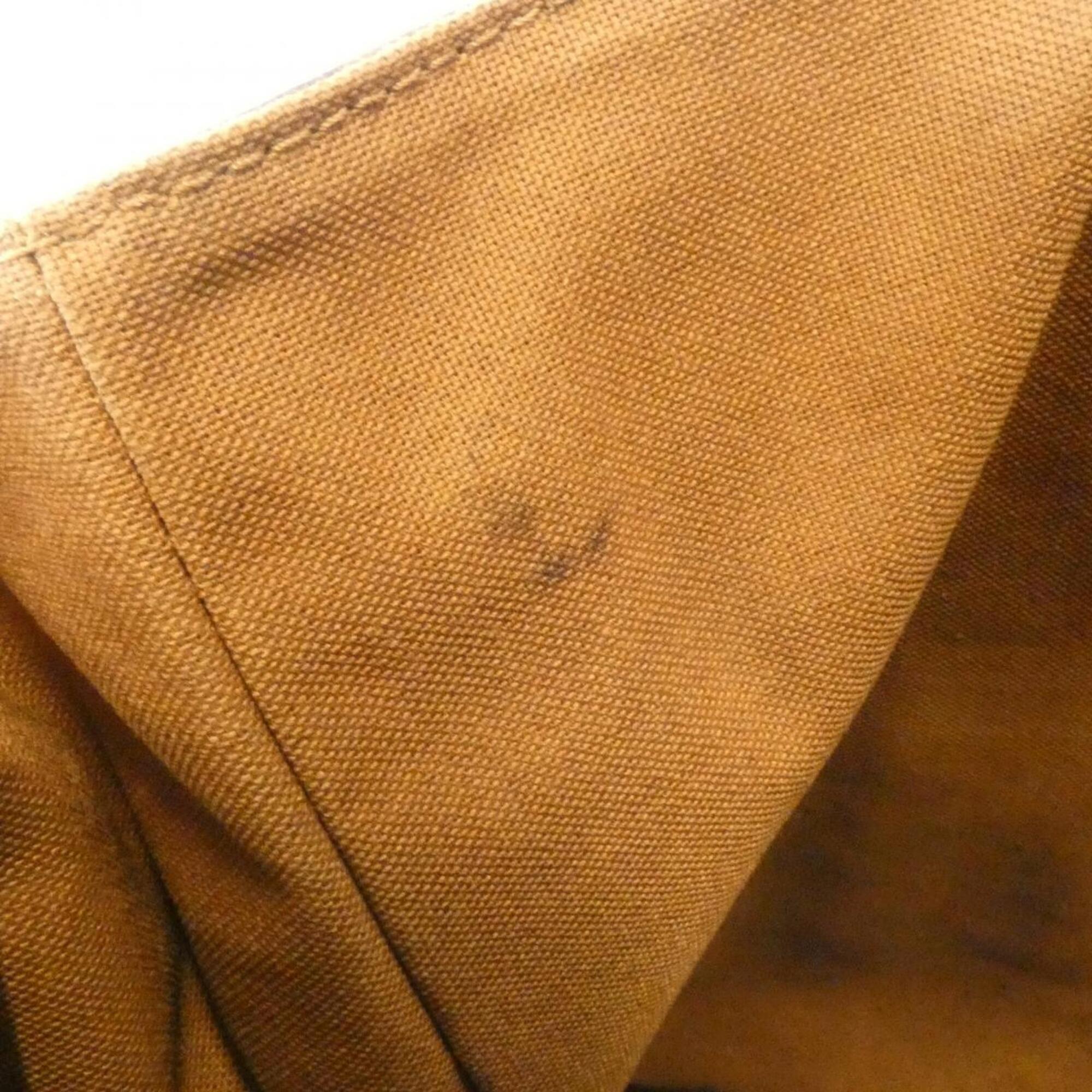 Louis Vuitton Marron Coated Canvas Handbag (Pre-Owned)