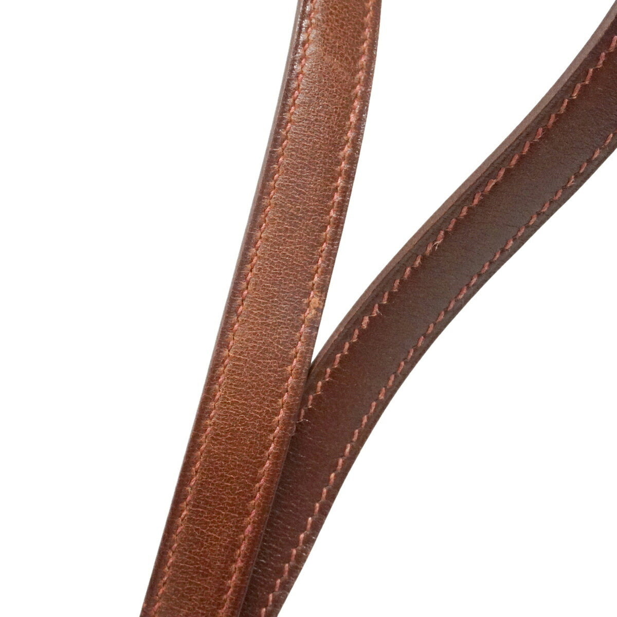 Hermes Noisette Box Calf Leather Handbag (Pre-Owned)