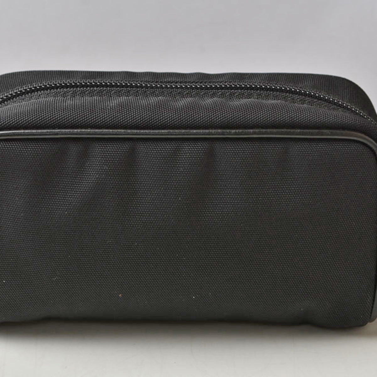 Gucci Black Leather Nylon Pouch (Pre-Owned)