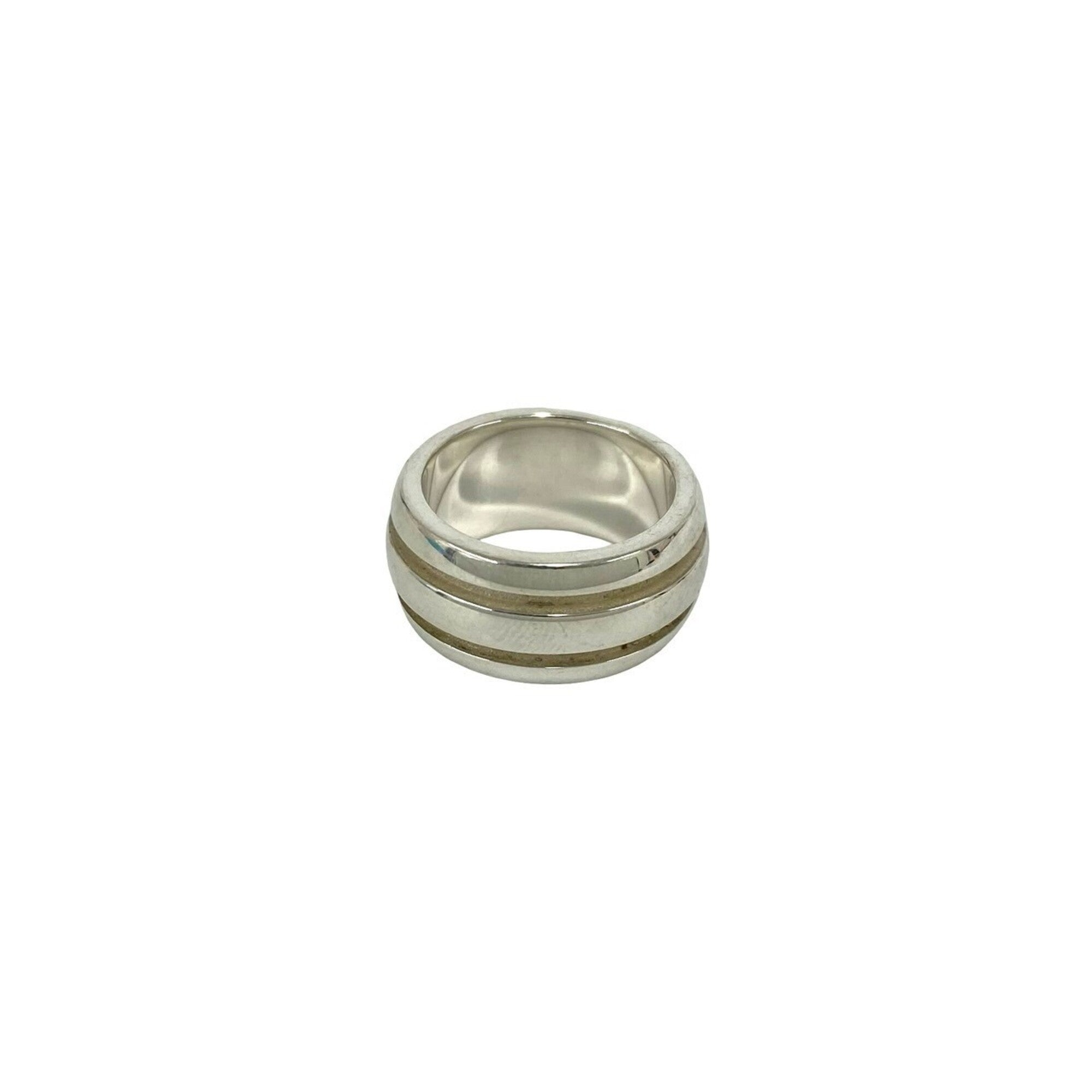 Tiffany Silver Silver 925 Band Ring (Pre-Owned)