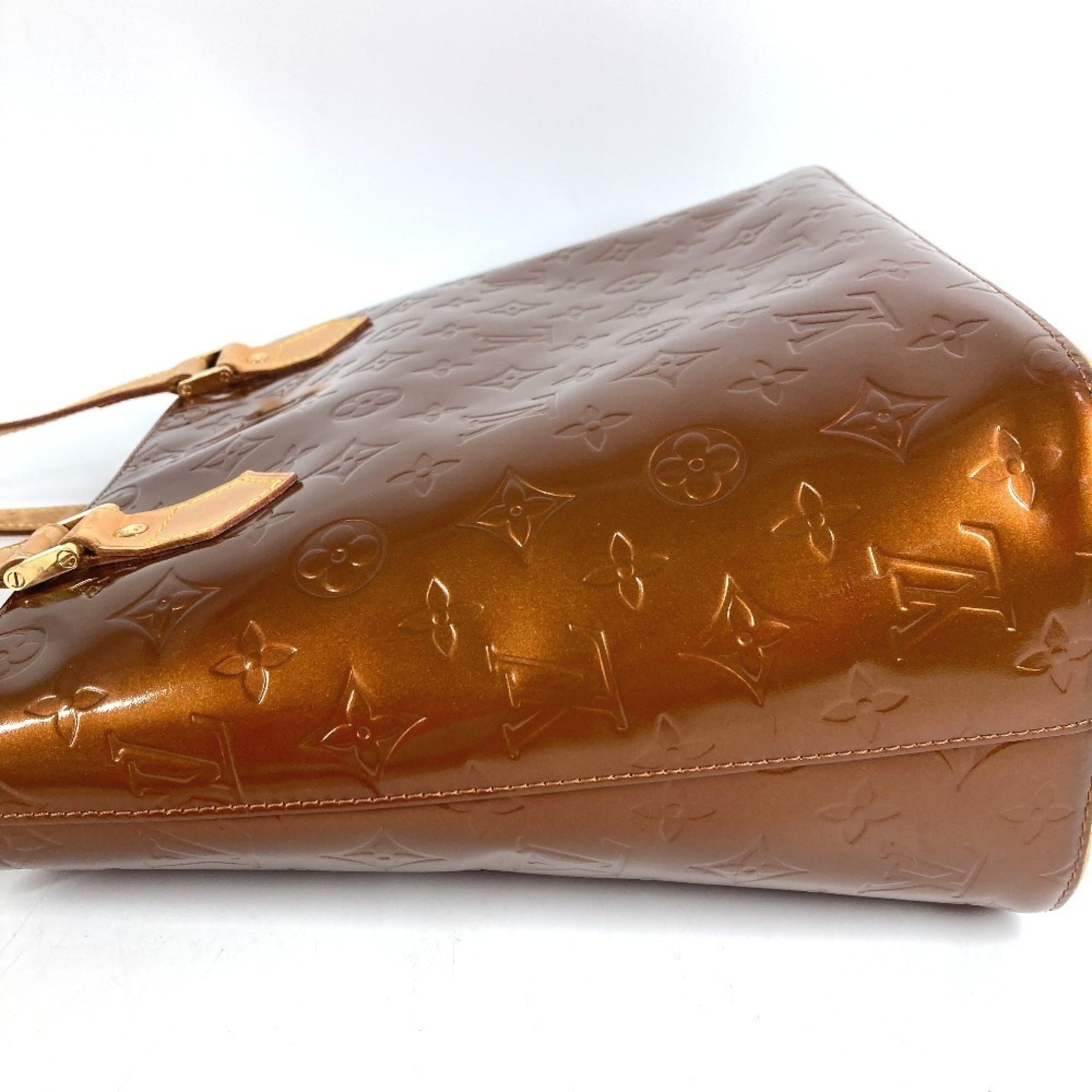 Louis Vuitton Bronze Brown Monogram Vernis Shoulder Bag Tote Bag (Pre-Owned)