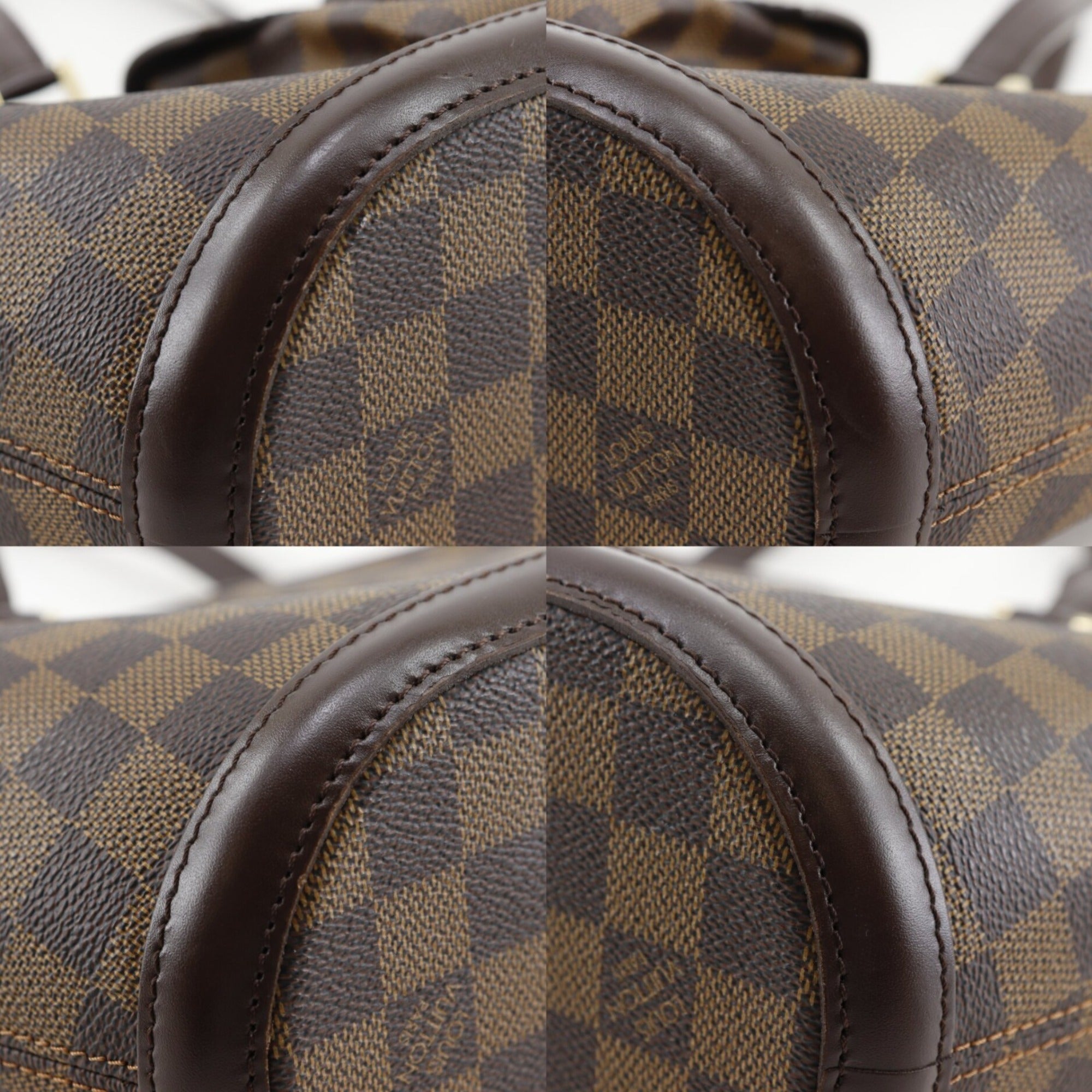 Louis Vuitton Brown Damier Canvas Tote Bag (Pre-Owned)