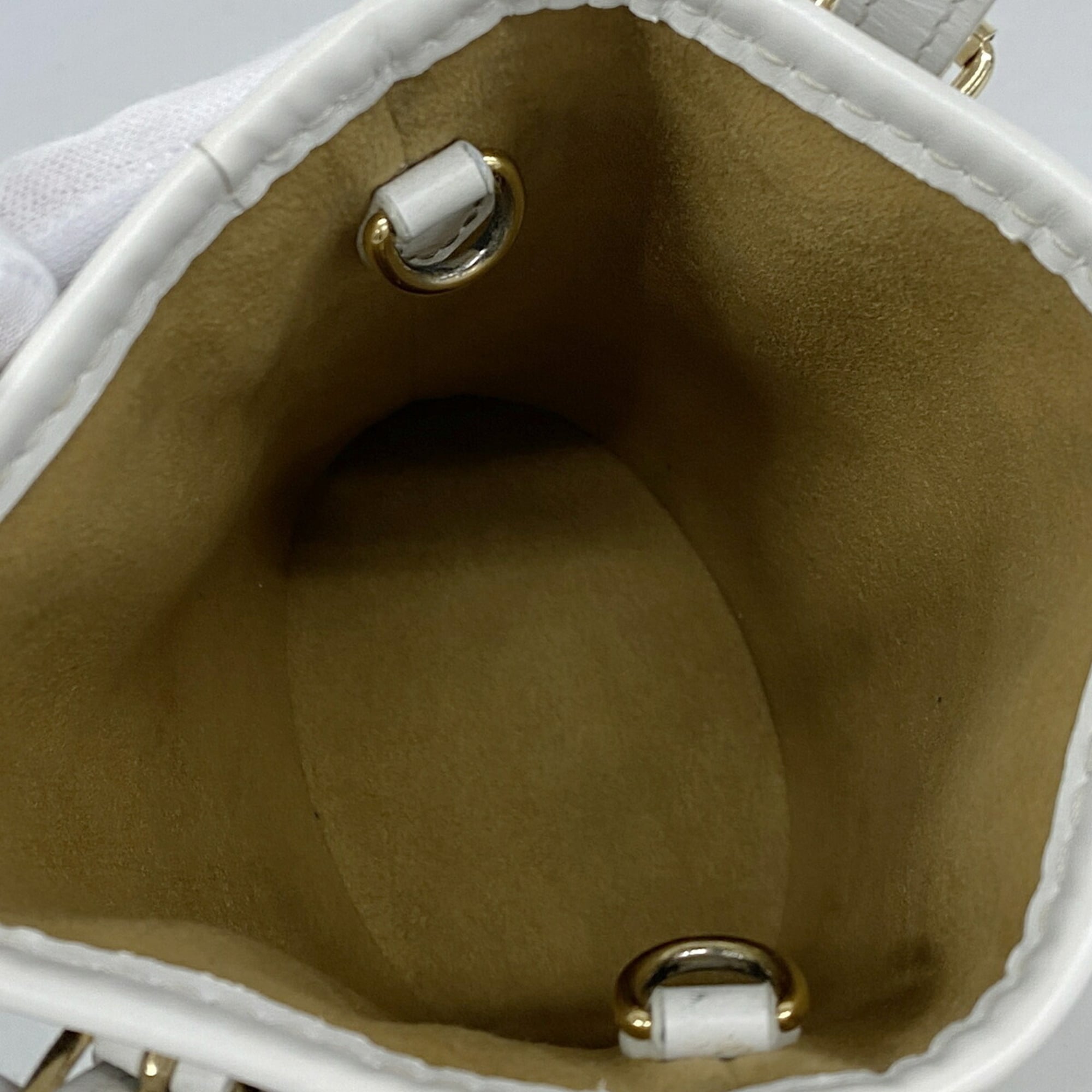 Louis Vuitton Brown White Handbag (Pre-Owned)