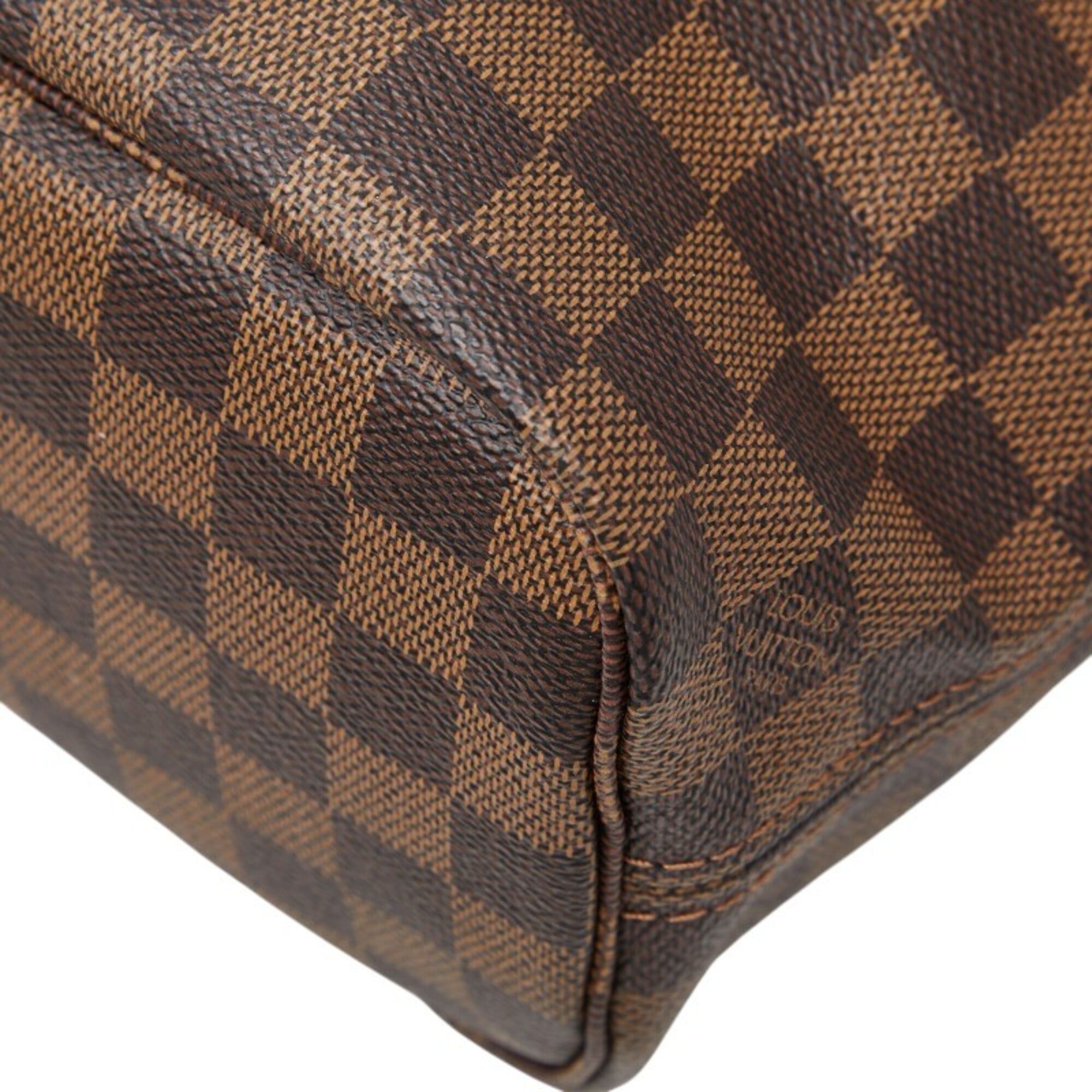 Louis Vuitton Brown Ebene Pvc Leather Handbag Tote Bag (Pre-Owned)