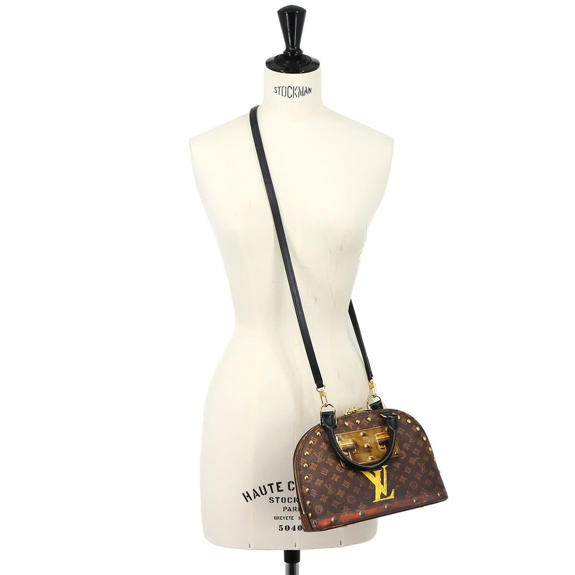 Louis Vuitton Monogram Leather Handbag (Pre-Owned)