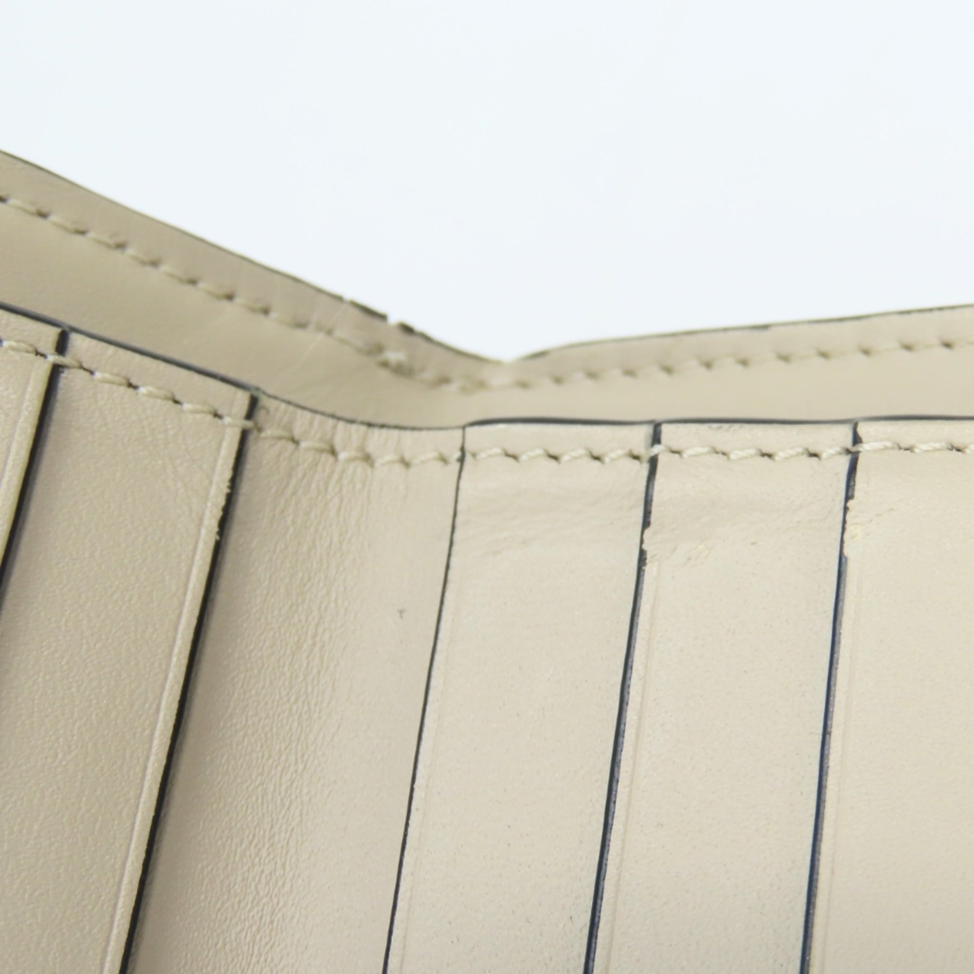 Loewe Grayish Leather Wallet (Bi-Fold) (Pre-Owned)