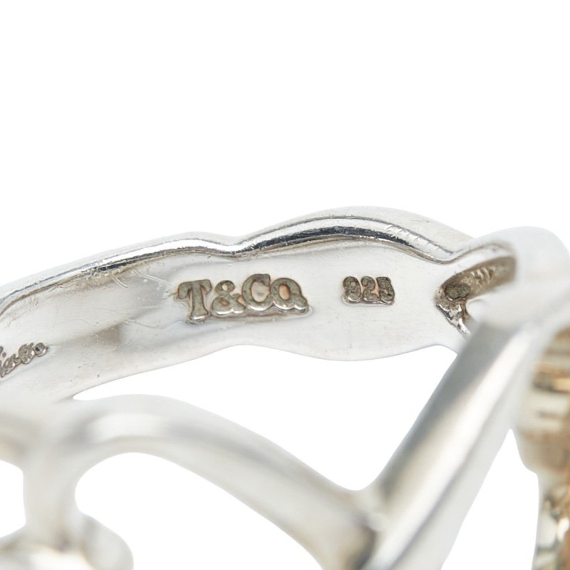 Tiffany Silver Silver 925 Band Ring (Pre-Owned)