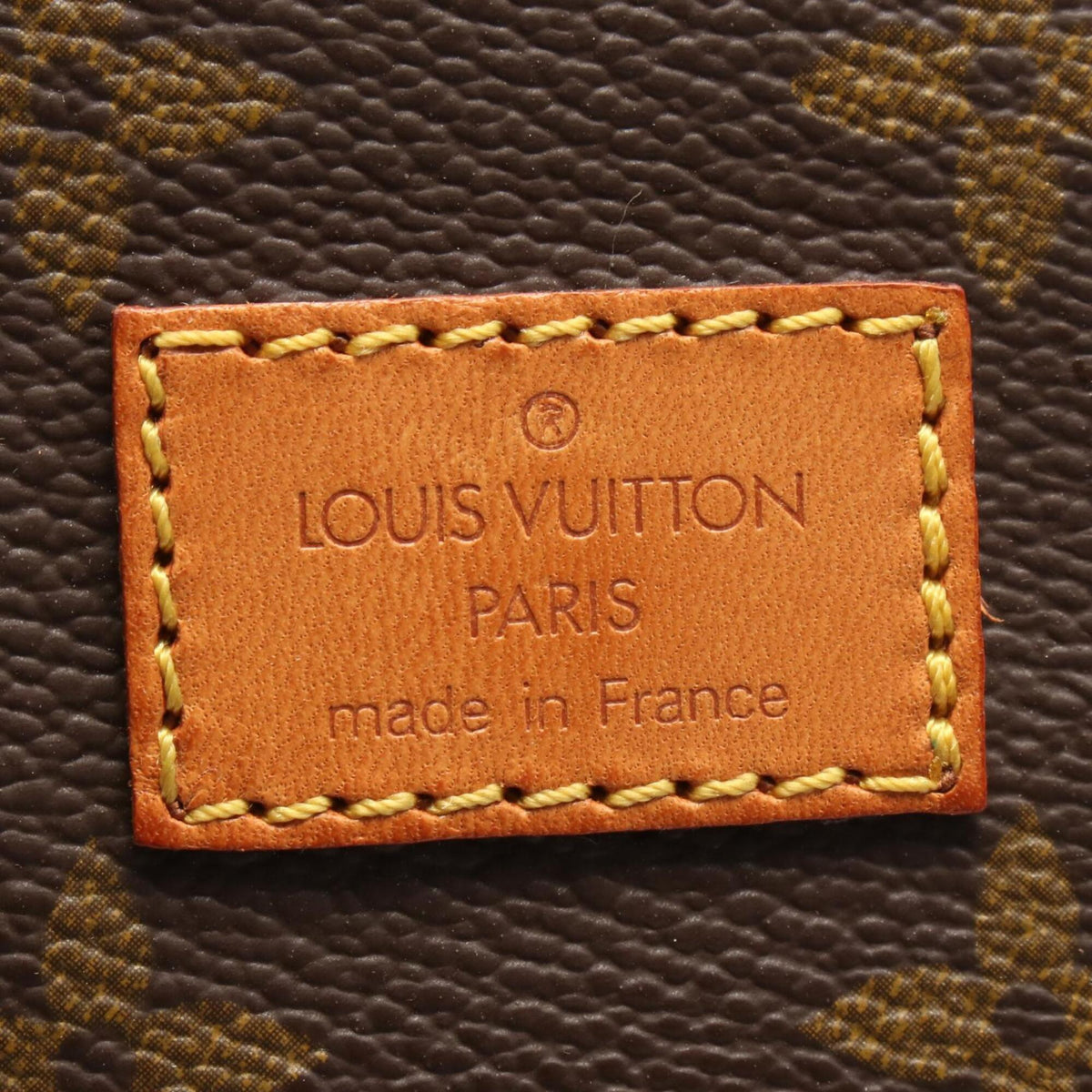Louis Vuitton Brown Pvc Coated Canvas Monogram Leather Handbag Shoulder Bag (Pre-Owned)