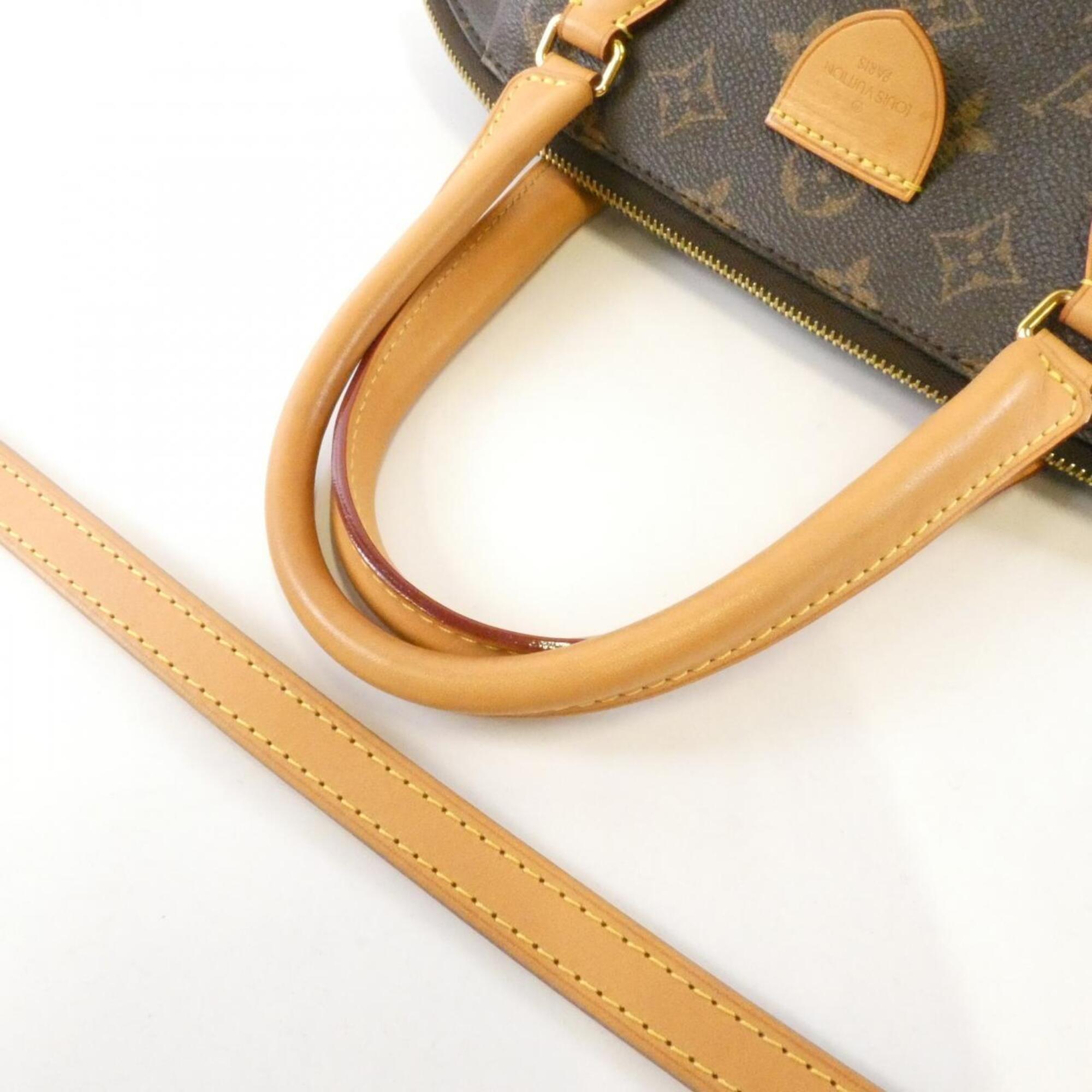 Louis Vuitton Brown Coated Canvas Handbag (Pre-Owned)