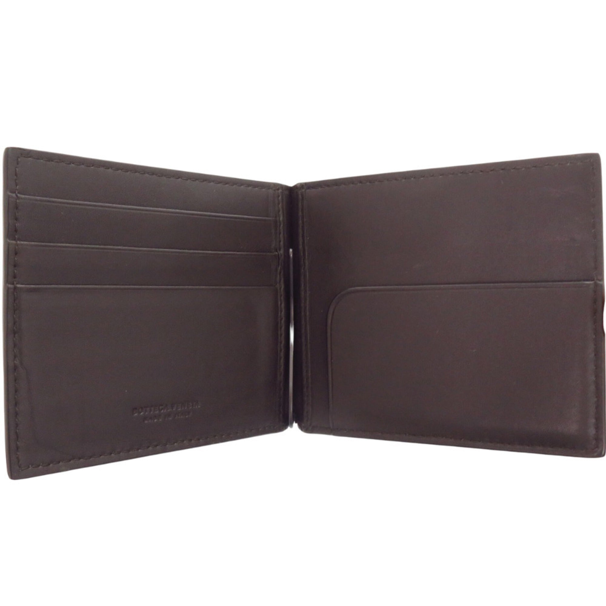 Bottega Veneta Brown Leather Wallet (Bi-Fold) (Pre-Owned)