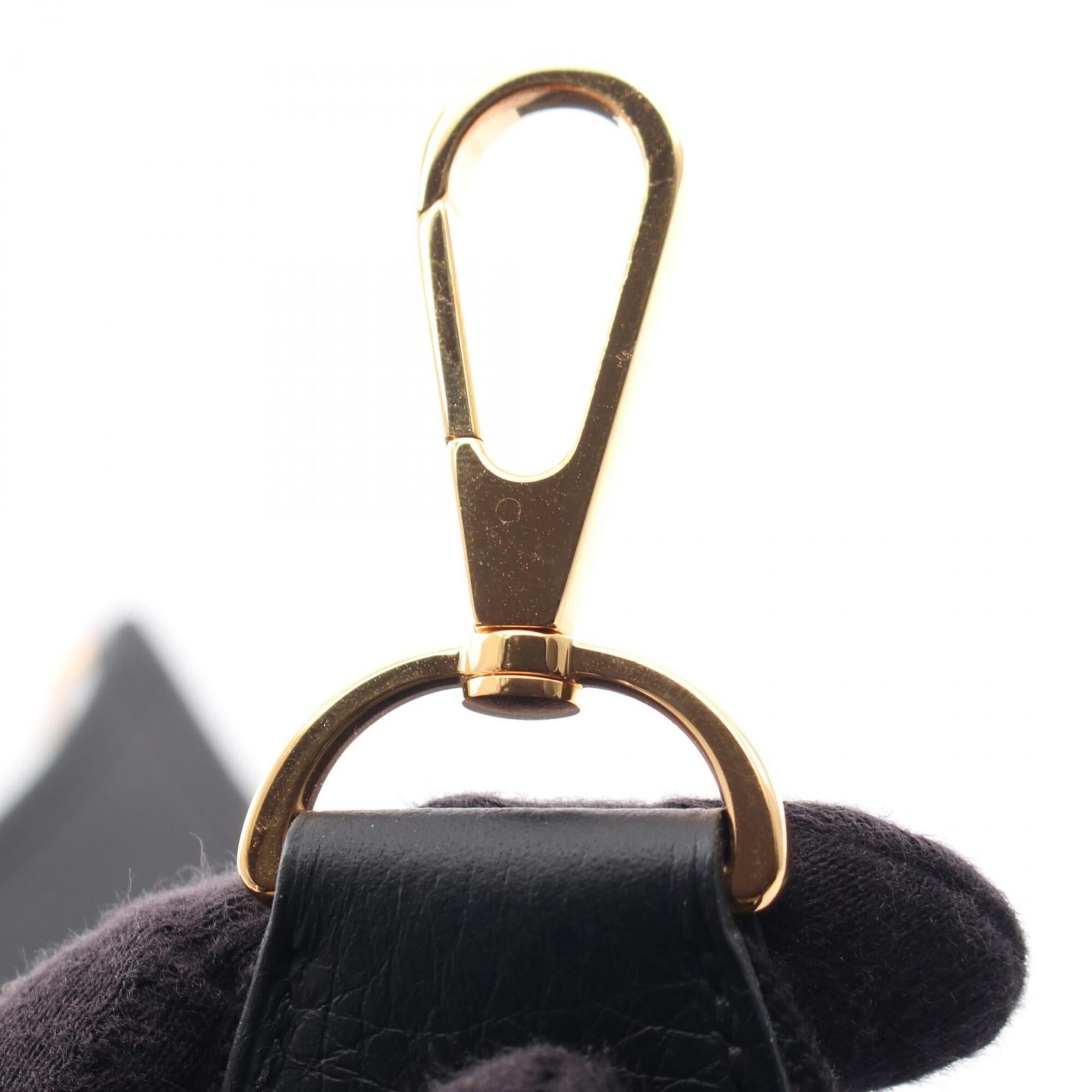 Hermes Black Taurillon Clemence Leather Leather Handbag Shoulder Bag (Pre-Owned)