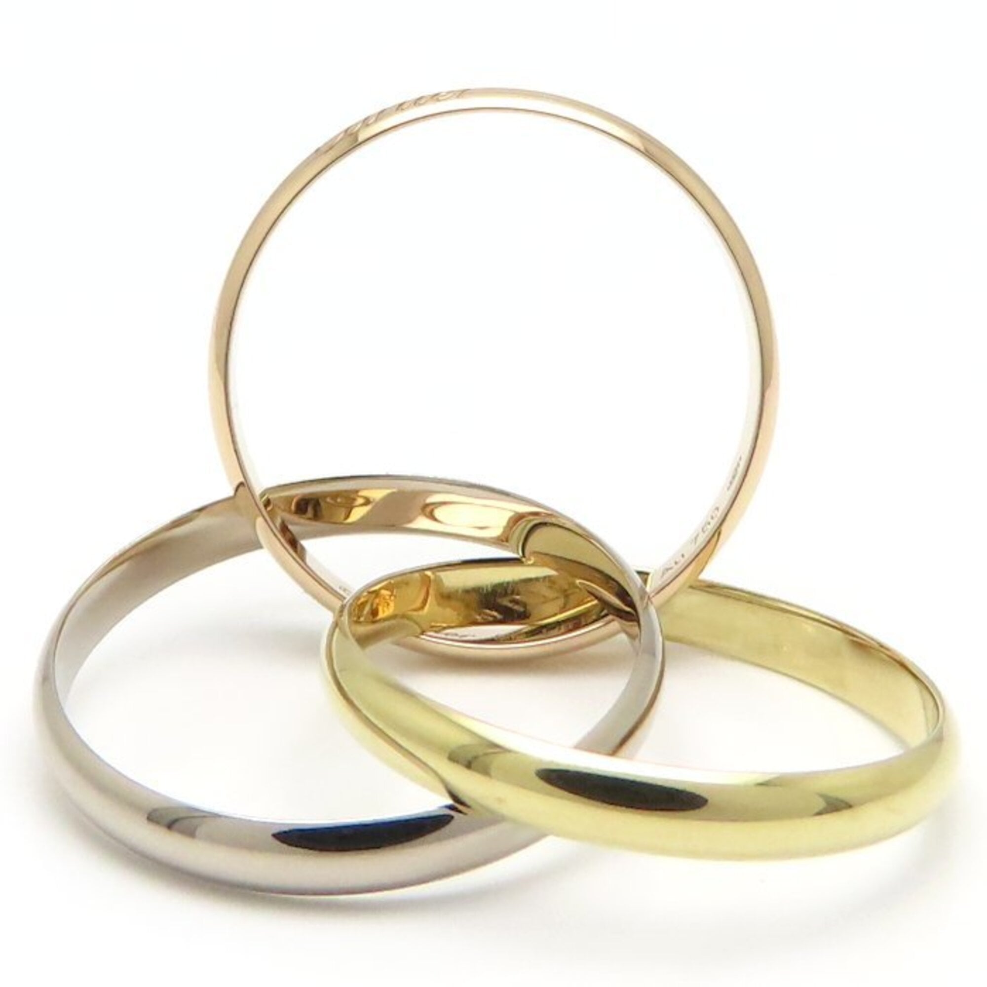 Cartier Trinity Yellow Gold (18K) Pink Gold (18K) White Gold (18K) Band Ring (Pre-Owned)