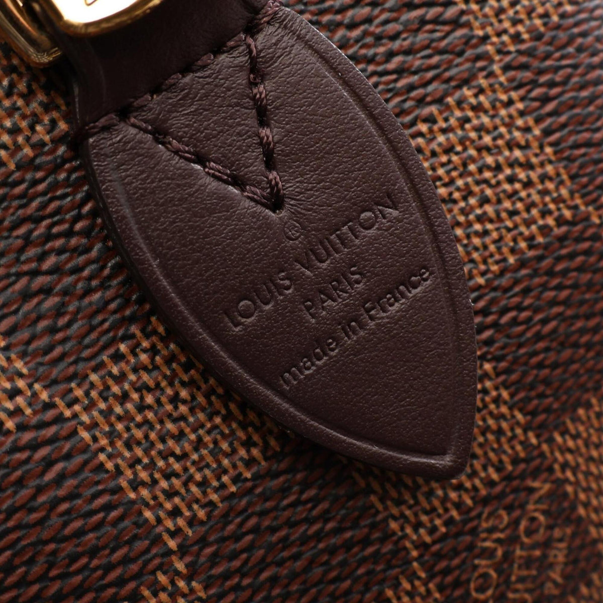 Louis Vuitton Damier Brown Coated Canvas Leather Handbag (Pre-Owned)