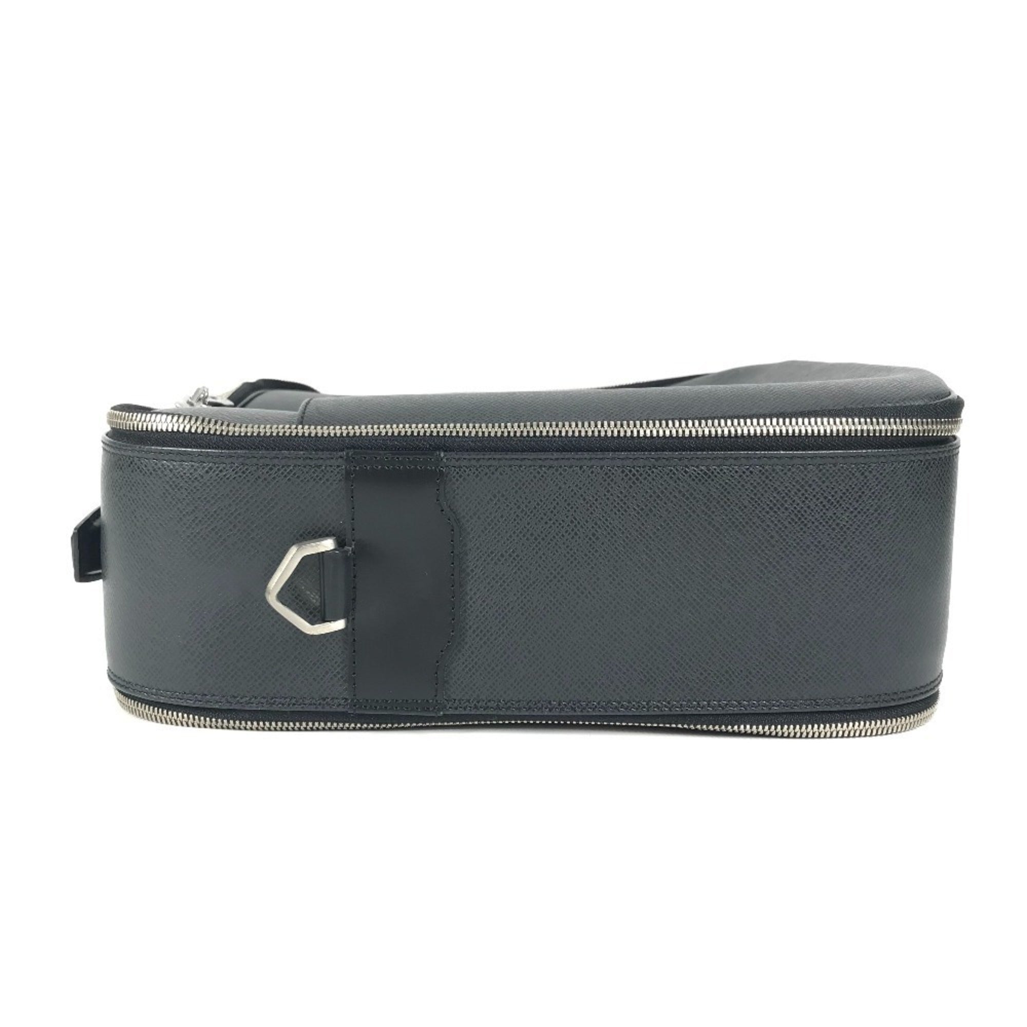Louis Vuitton Taiga Ardoise Black Taiga Leather Briefcase Handbag Shoulder Bag (Pre-Owned)
