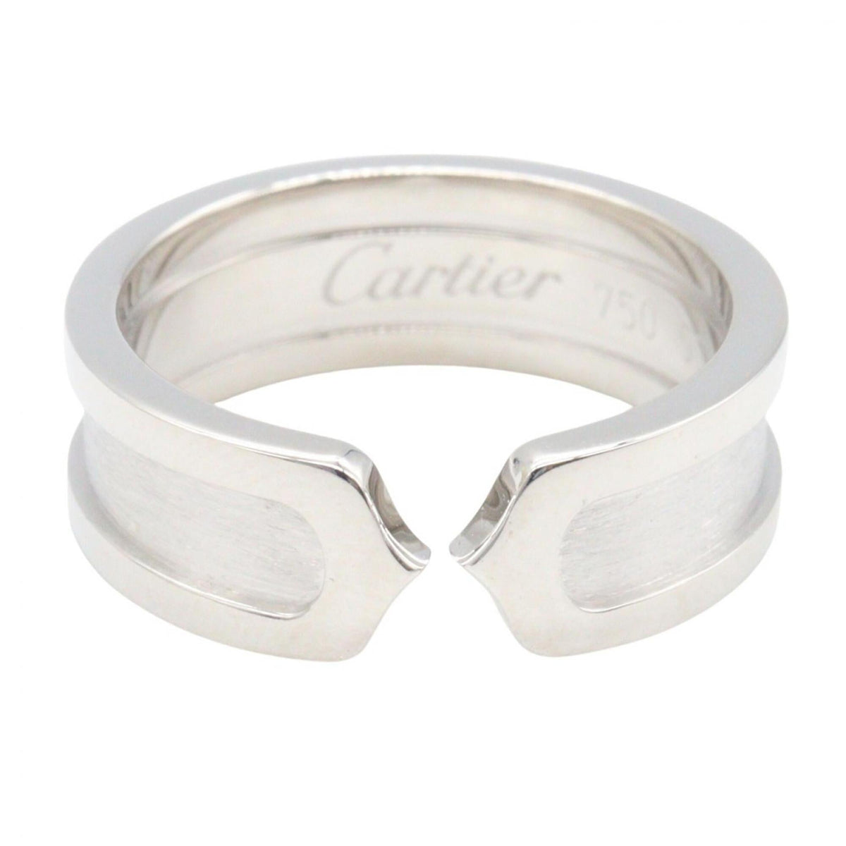 Cartier Silver White Gold (18K) Band Ring (Pre-Owned)