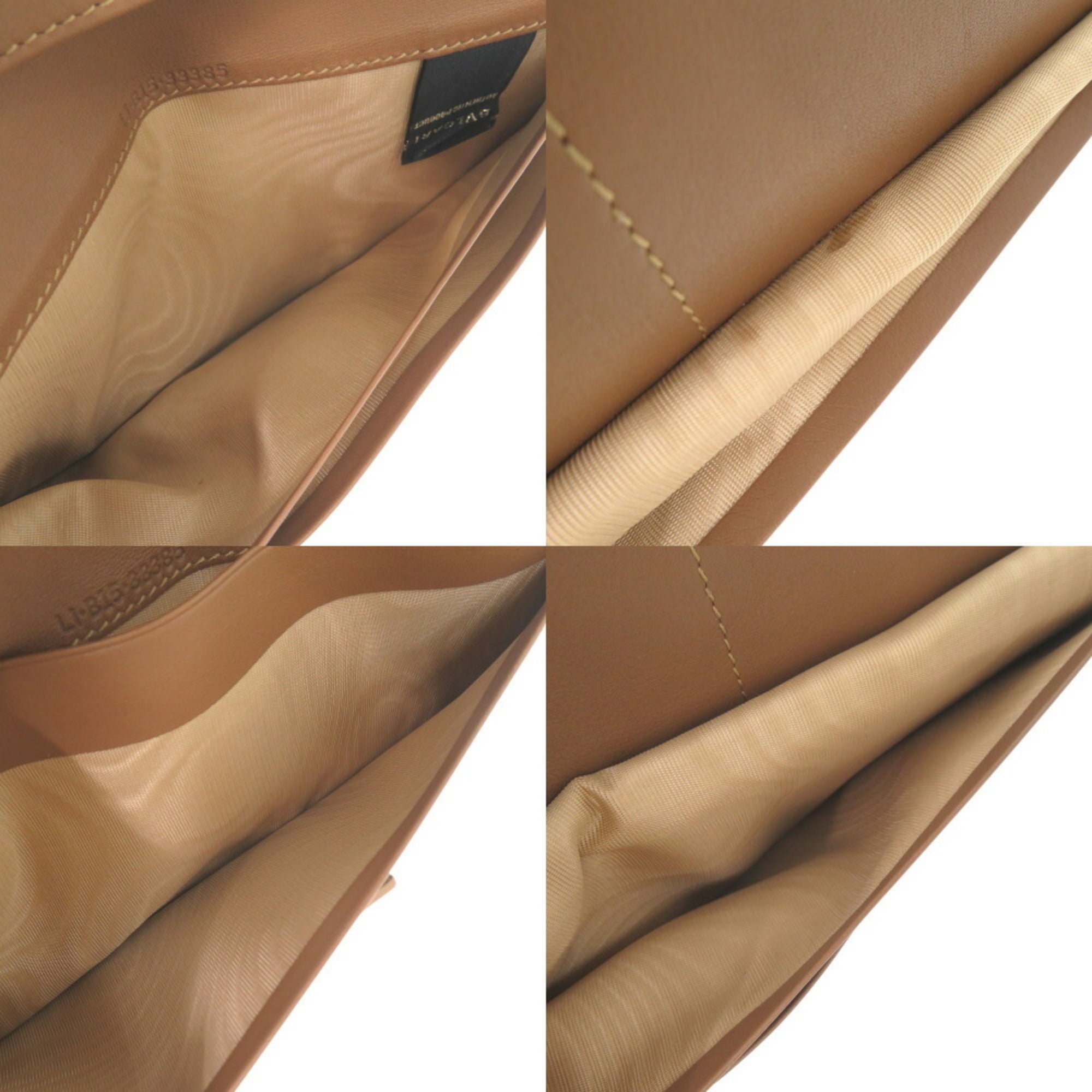 Bvlgari Brown Leather Long Wallet (Bi-Fold) (Pre-Owned)