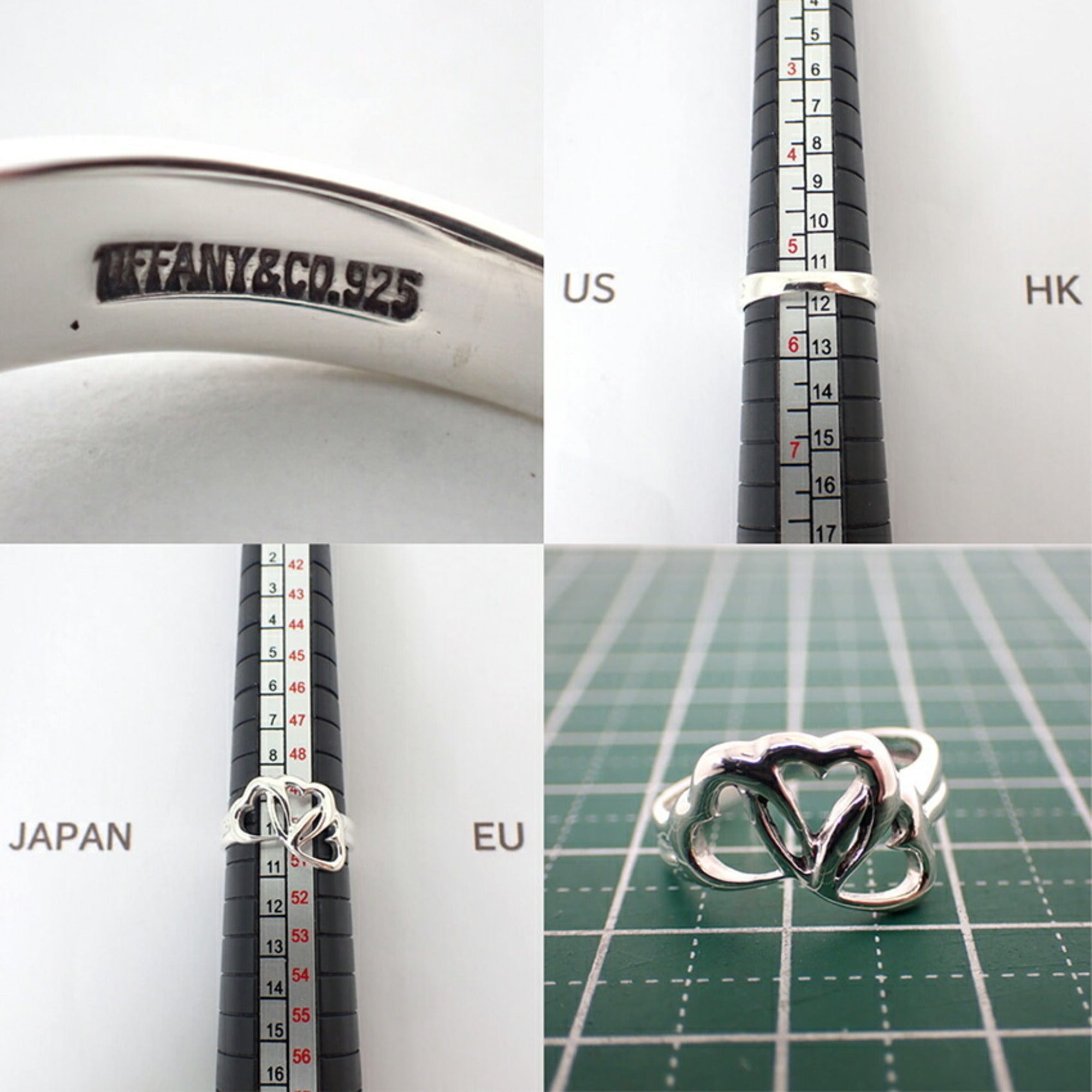 Tiffany Sterling Silver 925 Band Ring (Pre-Owned)
