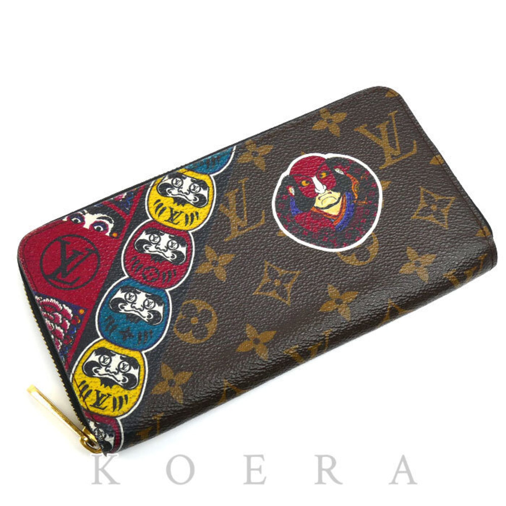 Louis Vuitton Brown Multi-Color Monogram Long Wallet (Bi-Fold) (Pre-Owned)