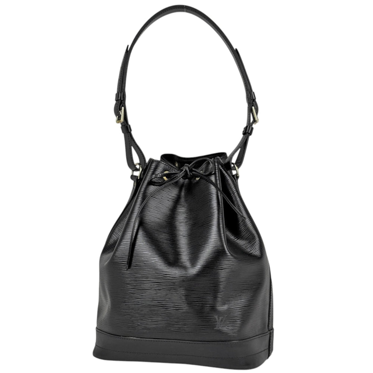 Louis Vuitton Black Noir Epi Leather Shoulder Bag (Pre-Owned)