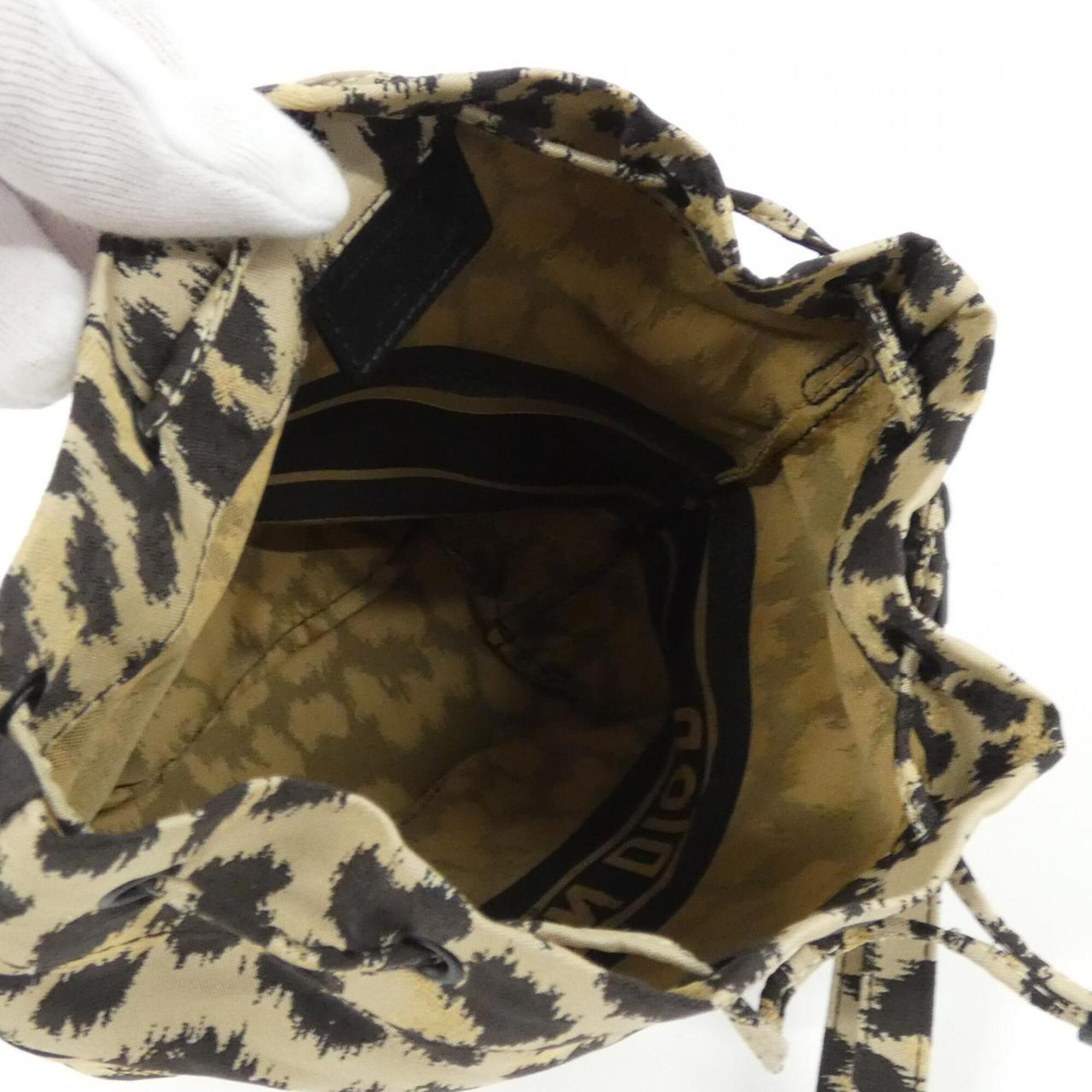 Christian Dior Beige Nylon Handbag Pouch (Pre-Owned)