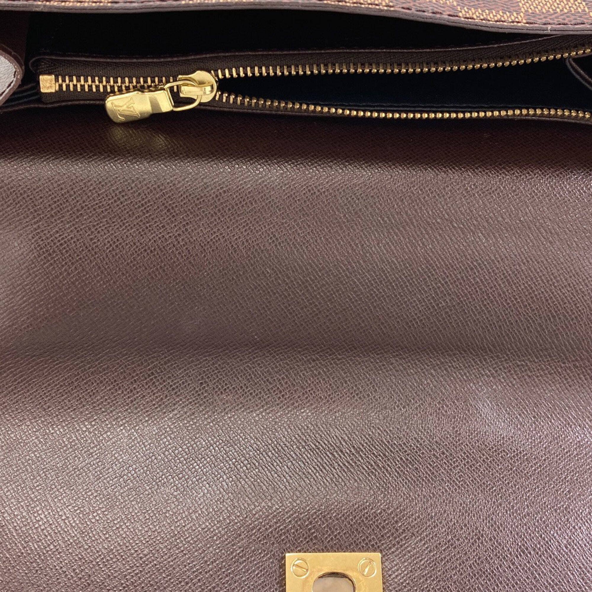 Louis Vuitton Damier Canvas Ebene Damier Canvas Handbag (Pre-Owned)