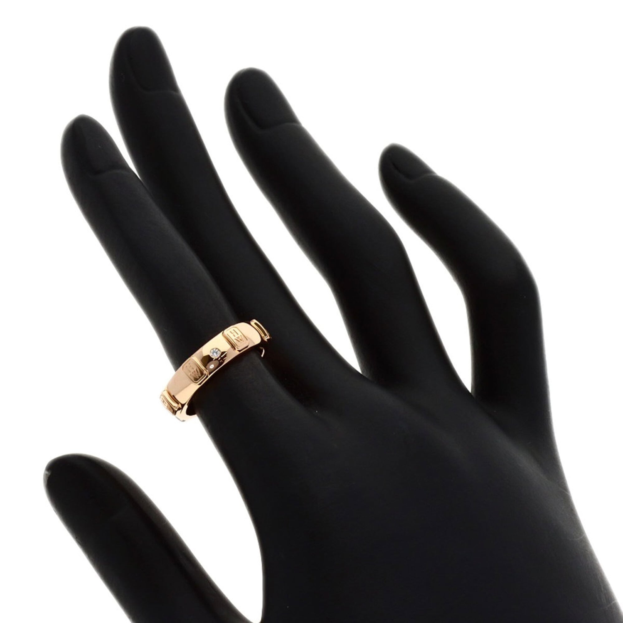 Harry Winston Pink Gold (18K) Band Ring (Pre-Owned)