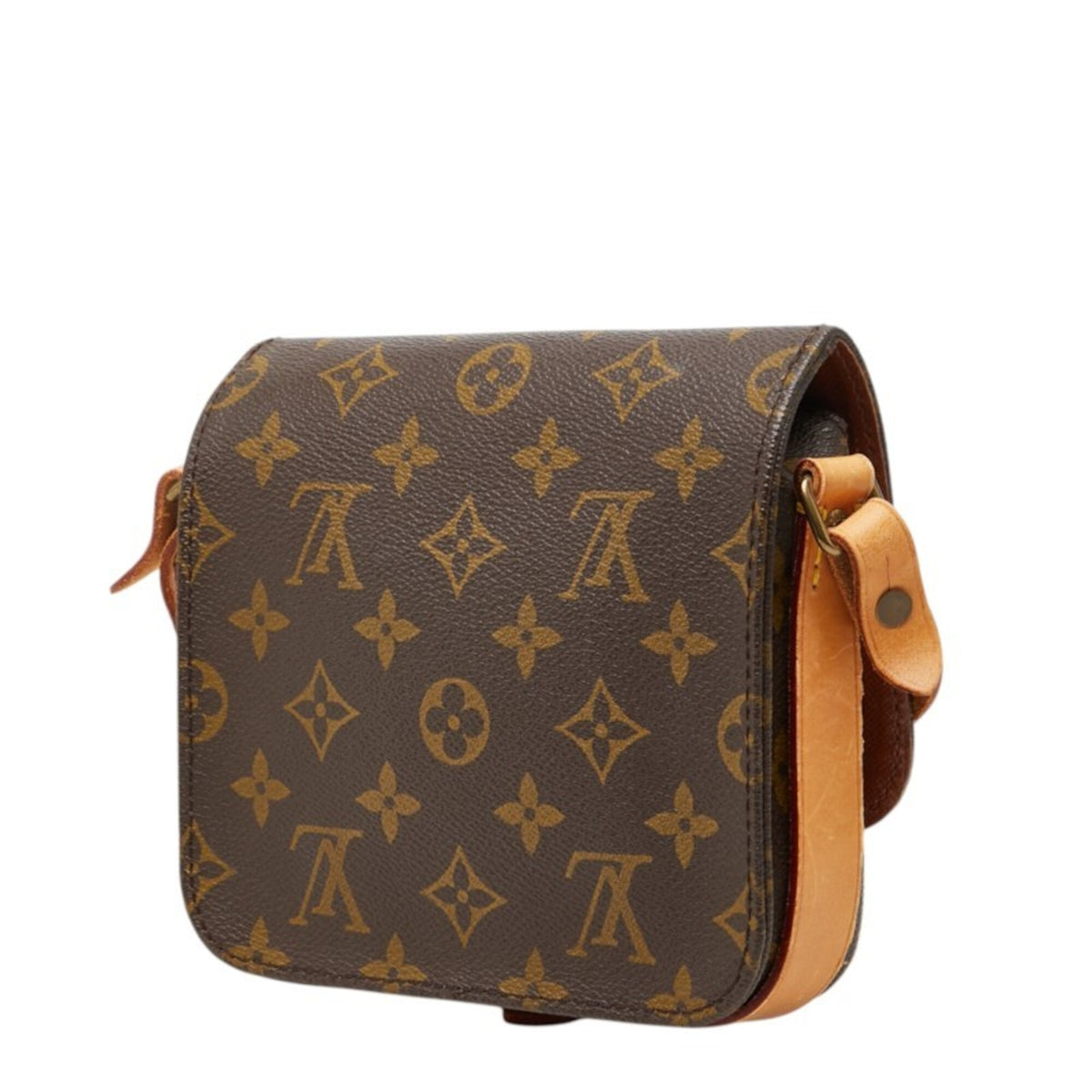 Louis Vuitton Brown Pvc Leather Shoulder Bag (Pre-Owned)