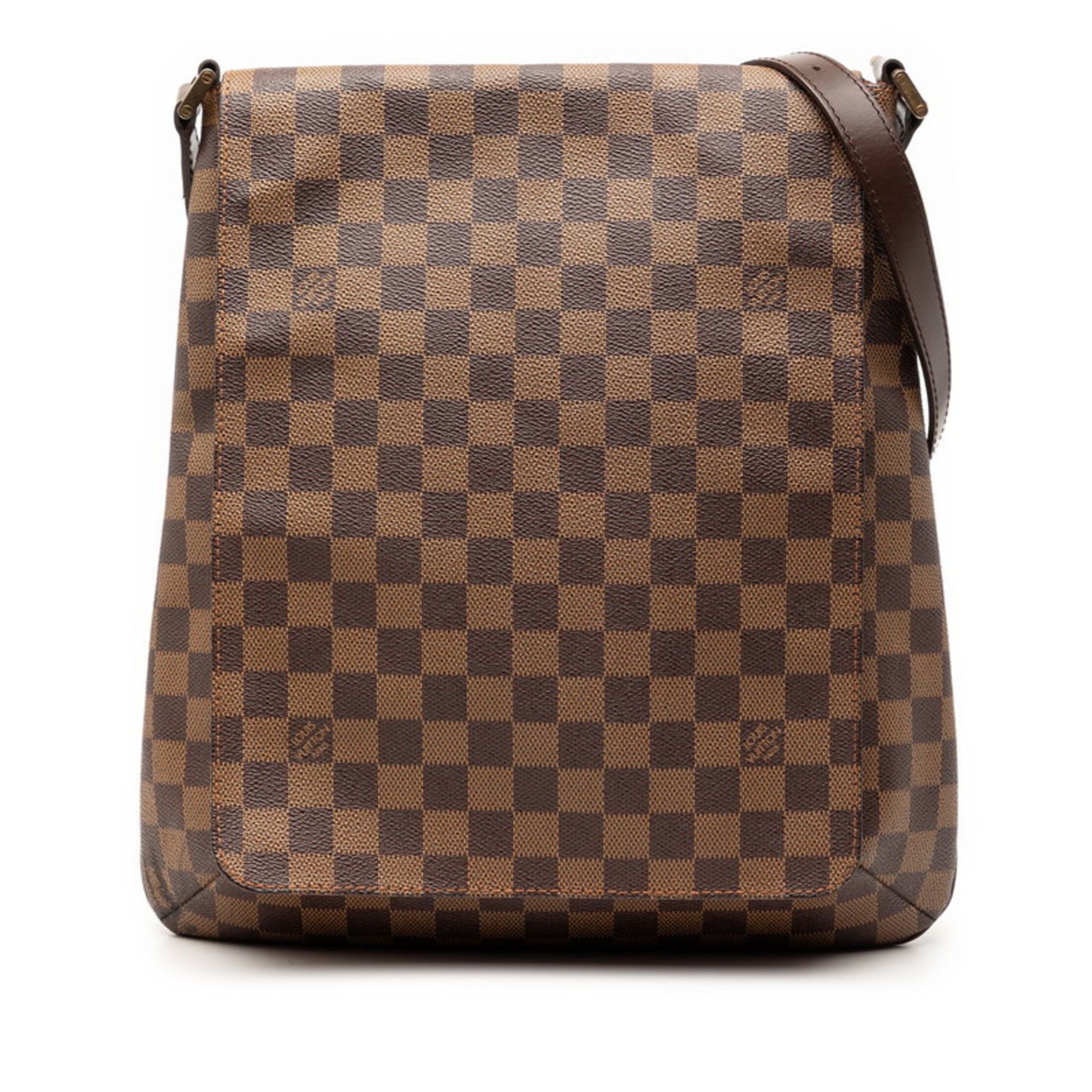 Louis Vuitton Brown Pvc Leather Shoulder Bag (Pre-Owned)