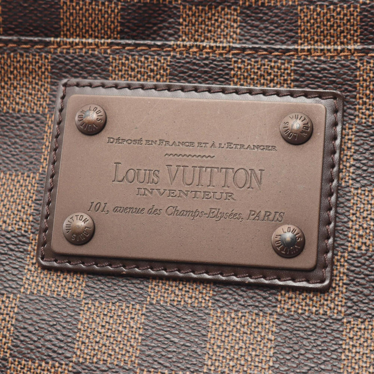 Louis Vuitton Brown Coated Canvas Leather Fanny Pack (Pre-Owned)