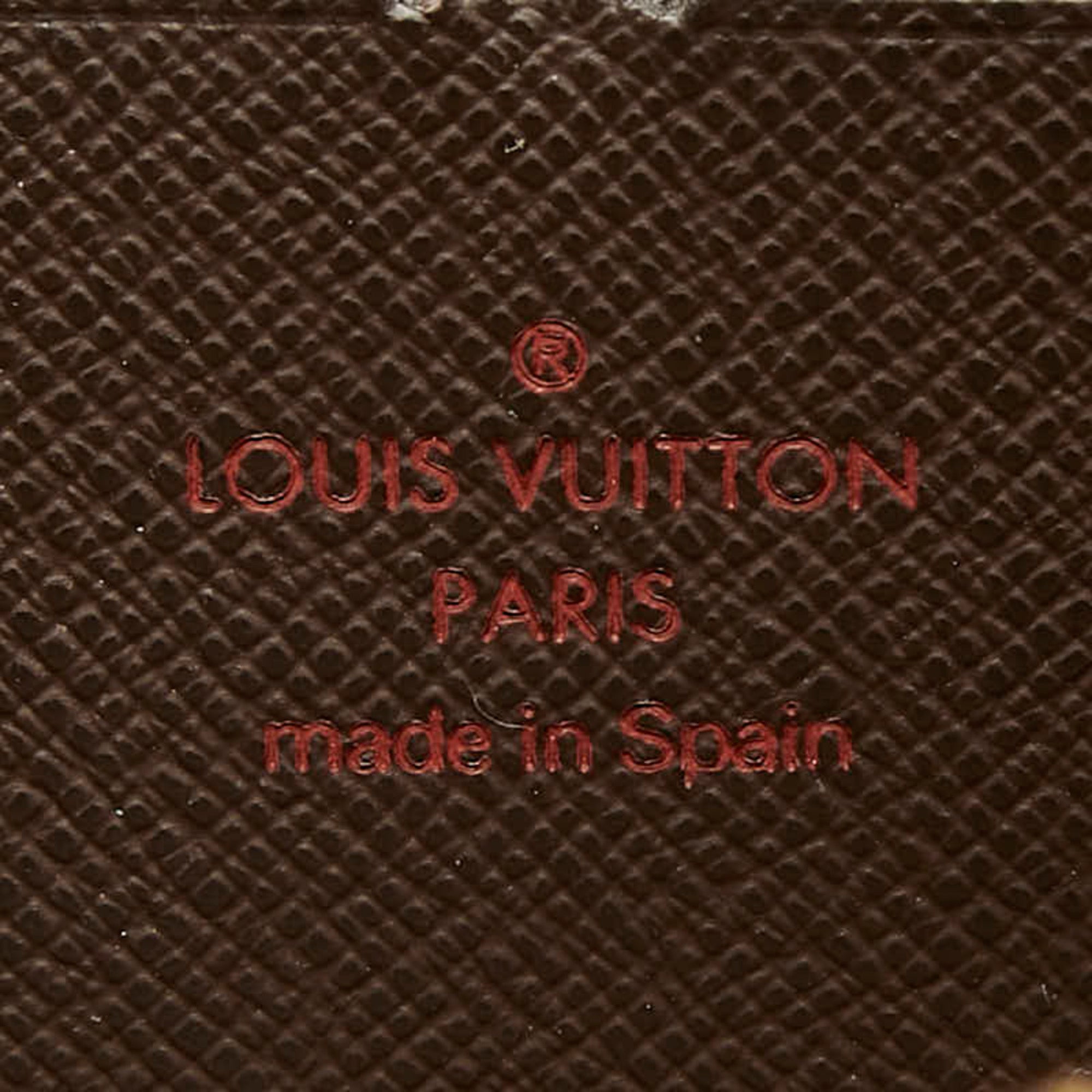 Louis Vuitton Brown Pvc Leather Long Wallet (Bi-Fold) (Pre-Owned)