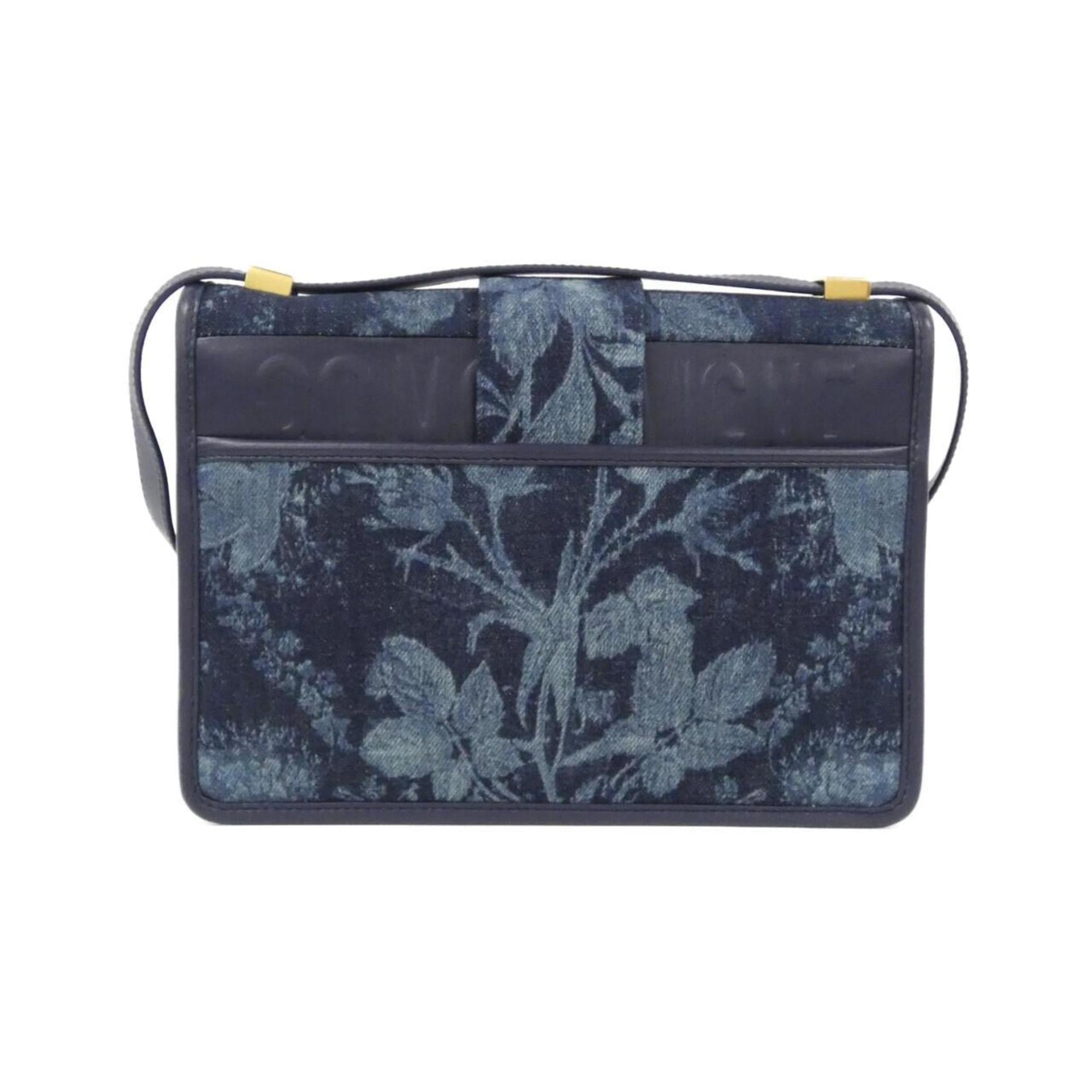 Christian Dior Blue Denim Shoulder Bag (Pre-Owned)