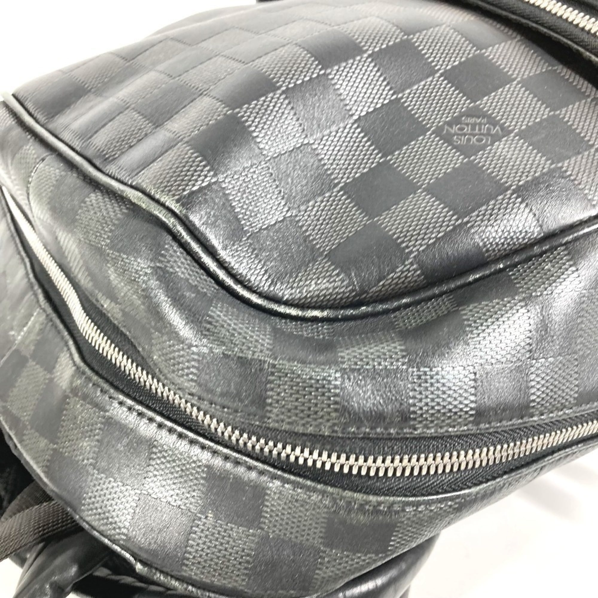 Louis Vuitton Black Damier Infini Leather Backpack (Pre-Owned)