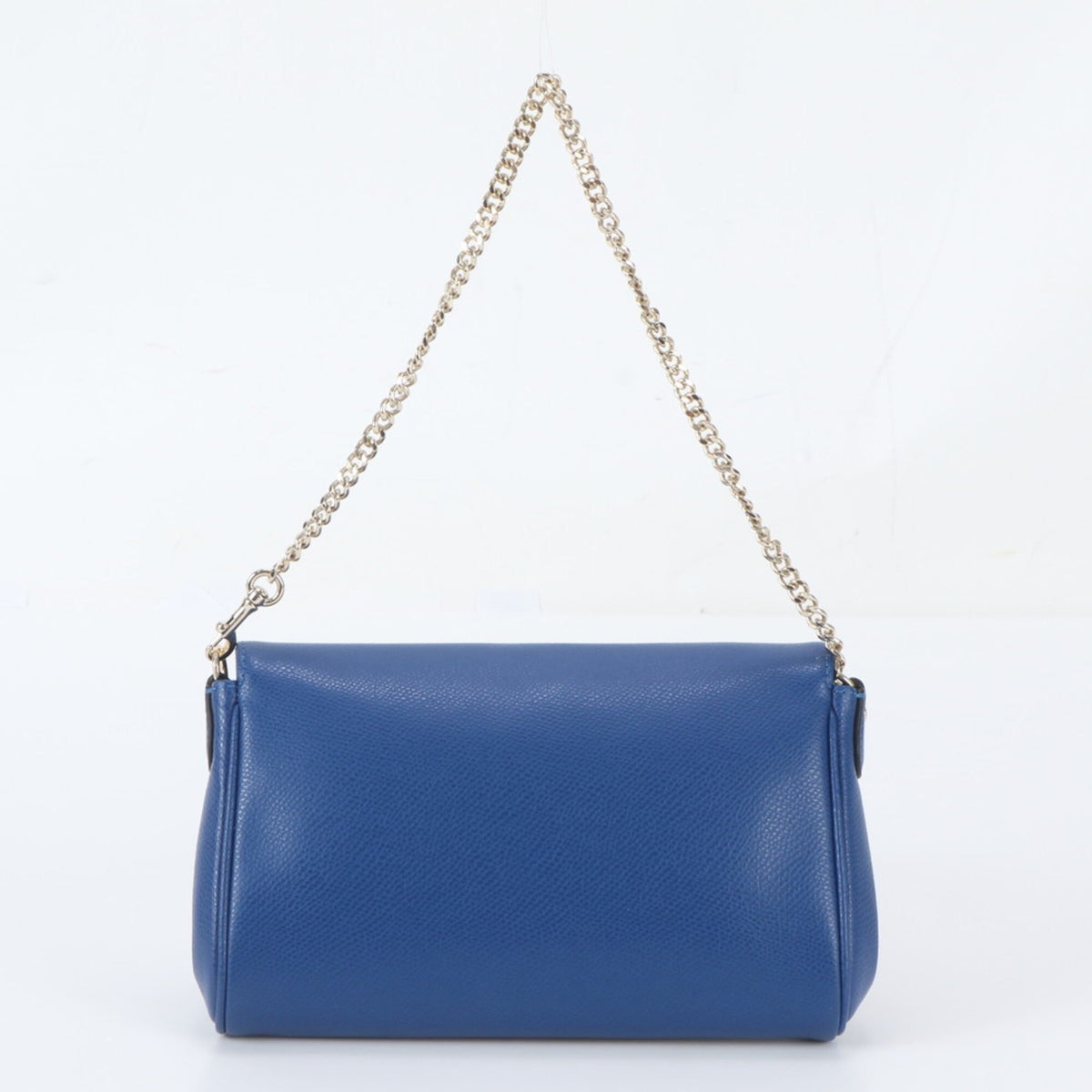Coach Blue Leather Handbag Shoulder Bag Tote Bag (Pre-Owned)