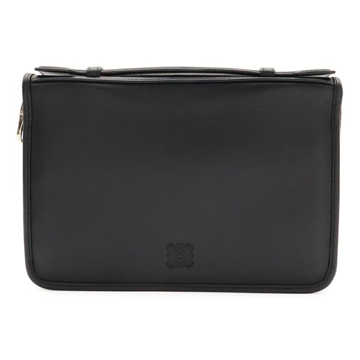 Loewe Black Leather Coin Purse/Coin Case (Pre-Owned)