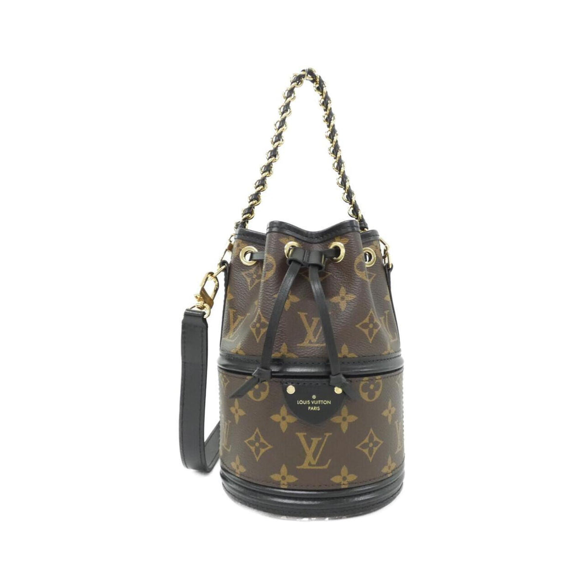 Louis Vuitton Marron Coated Canvas Shoulder Bag (Pre-Owned)