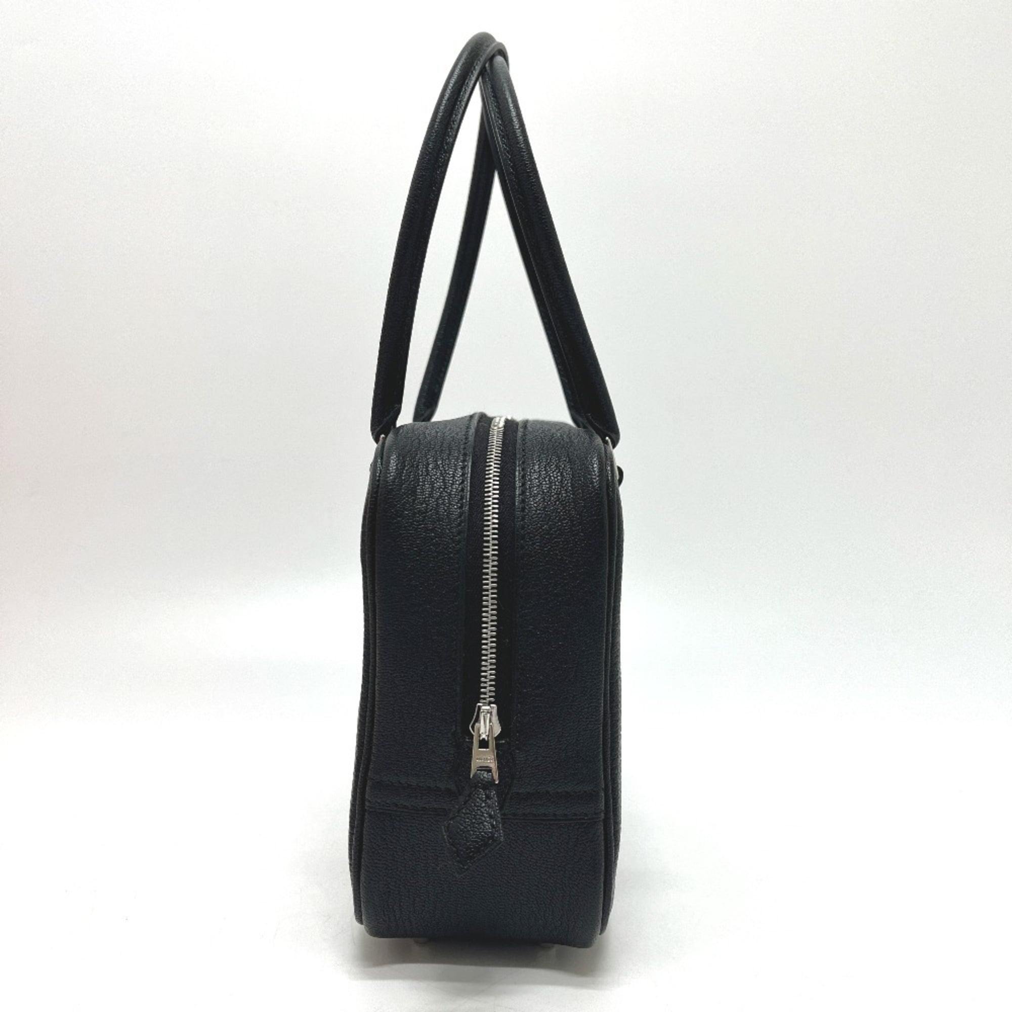 Hermes Black Chevre Myzore Leather Handbag (Pre-Owned)