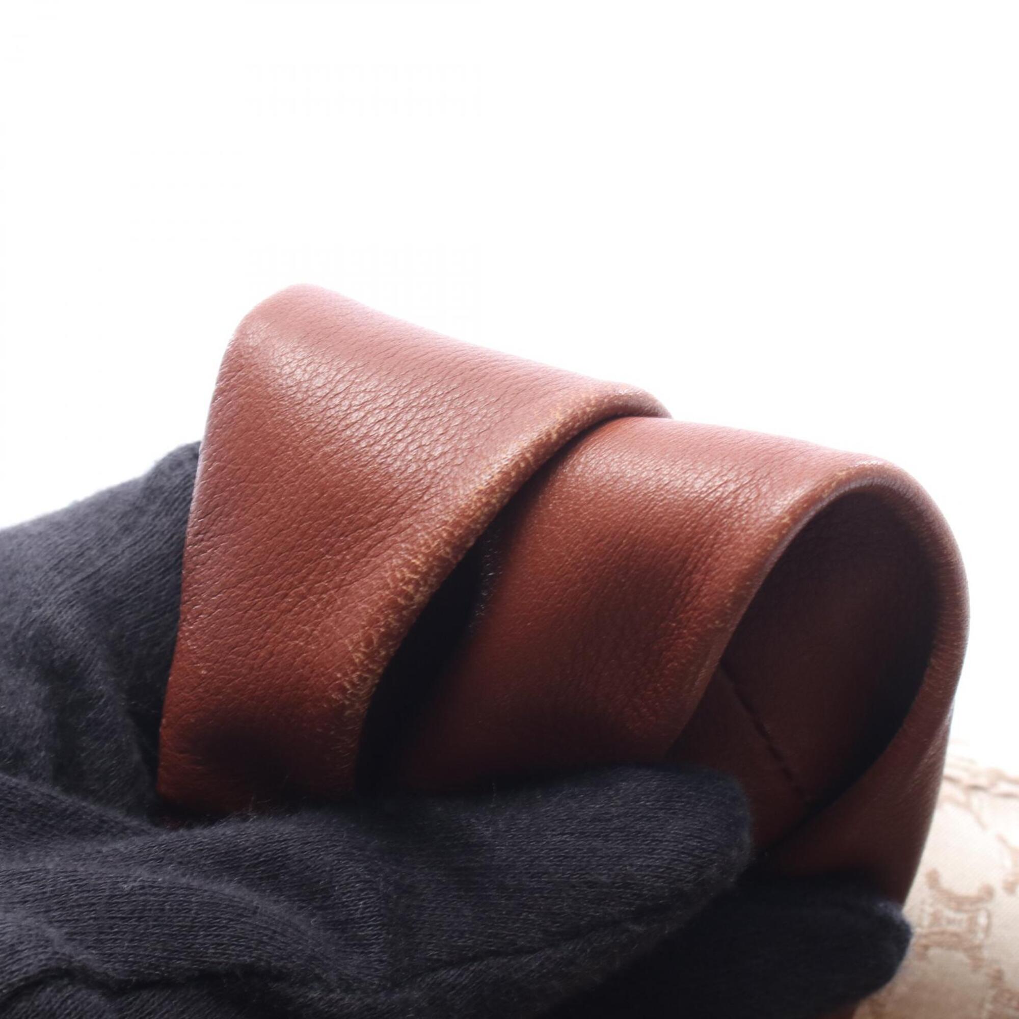 Celine Beige Brown Canvas Leather Handbag (Pre-Owned)