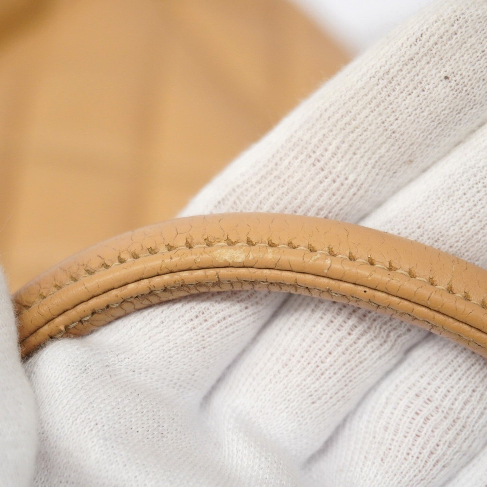 Chanel Beige Grained Calfskin Tote Bag (Pre-Owned)
