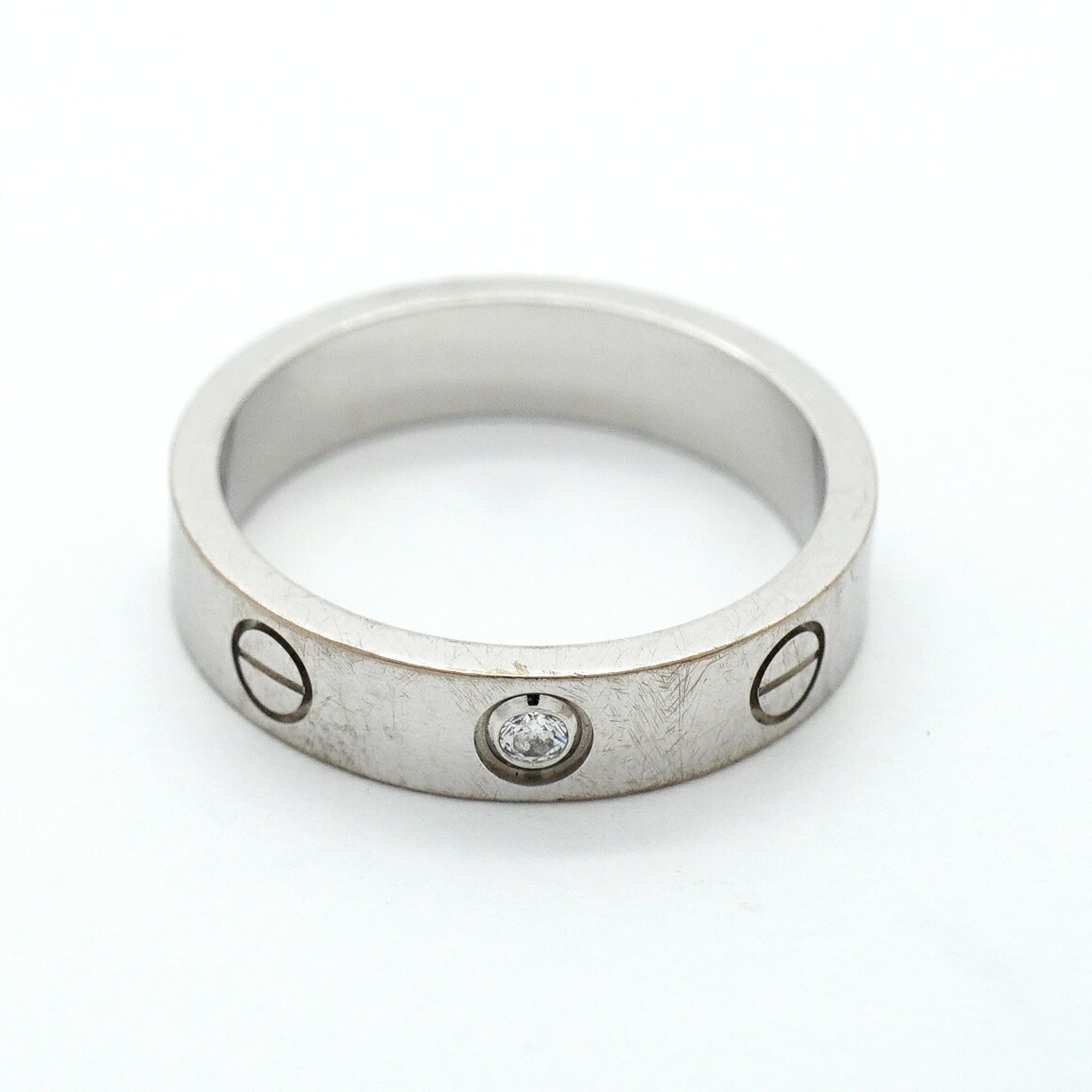 Cartier White Gold (18K) Band Ring (Pre-Owned)
