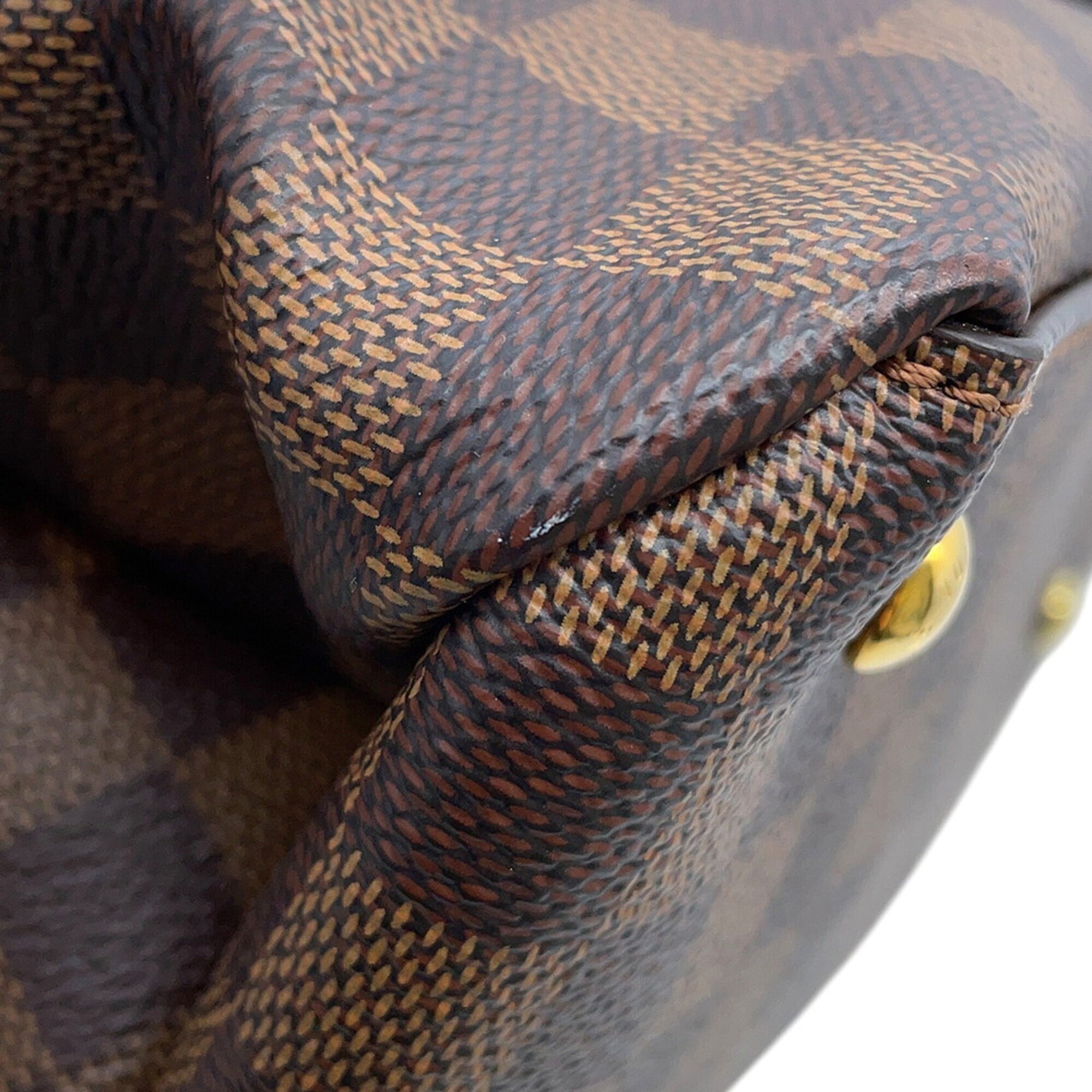 Louis Vuitton Damier Damier Canvas Ebene Noir Handbag Shoulder Bag (Pre-Owned)