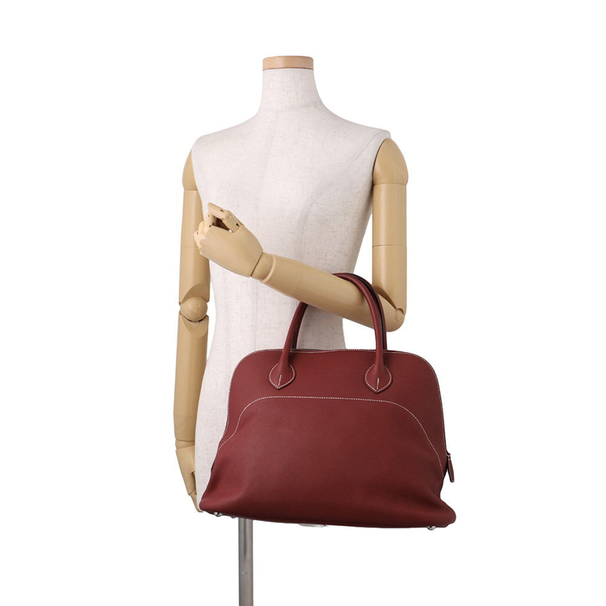 Hermes Bolide Rouge H Handbag (Pre-Owned)