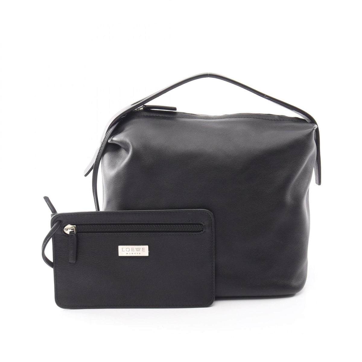 Loewe Black Leather Handbag Pouch (Pre-Owned)