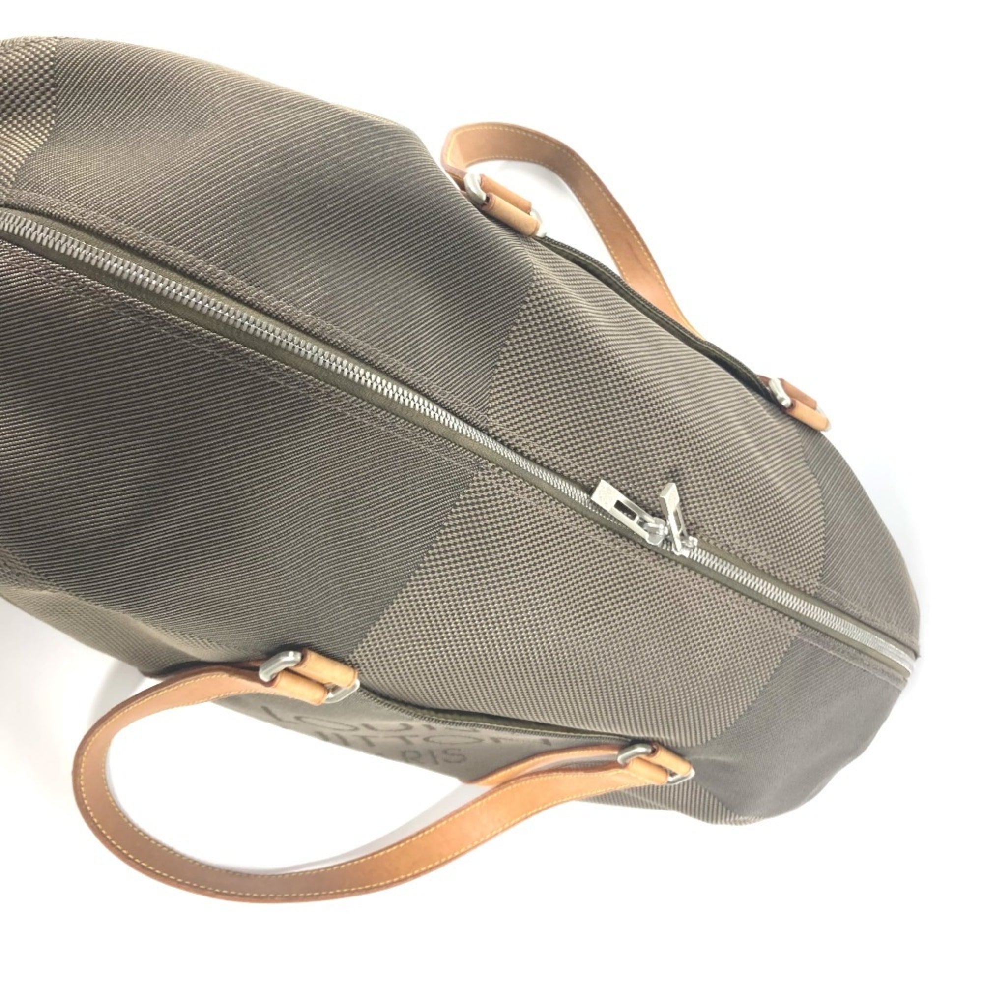 Louis Vuitton Earth Khaki Damier Geant Boston Bag Shoulder Bag (Pre-Owned)