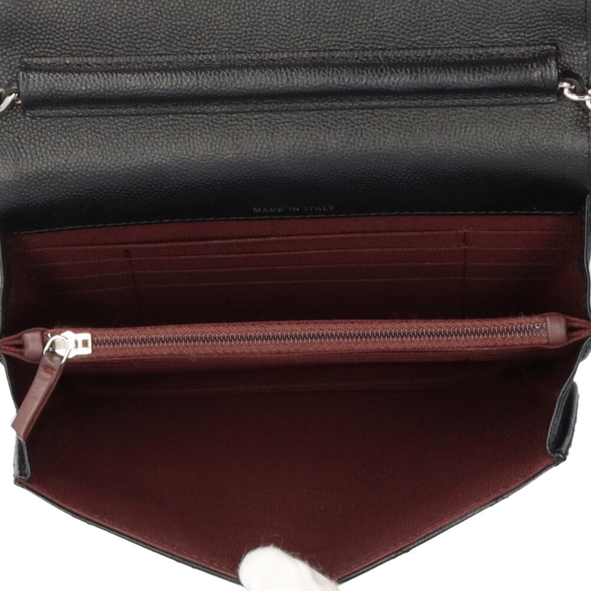 Chanel Matelasse Black Grained Calfskin Shoulder Bag (Pre-Owned)