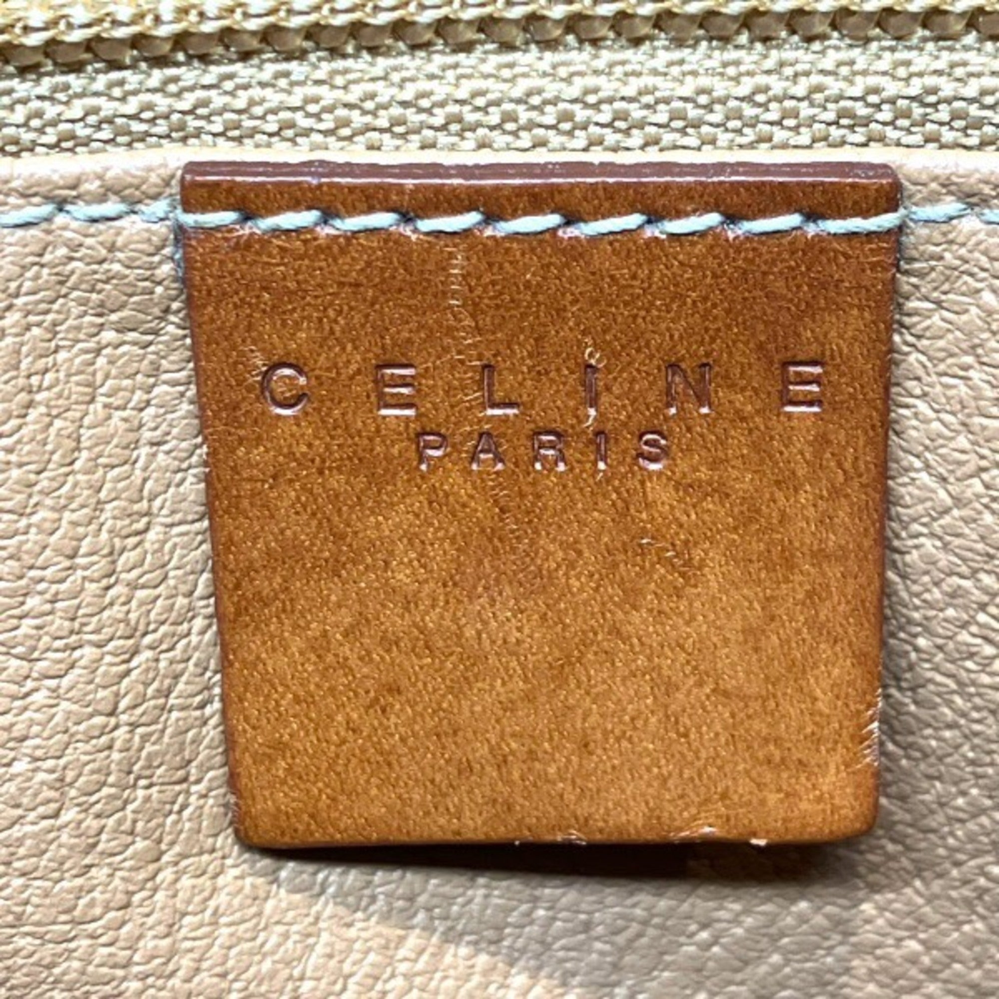 Celine Brown Pvc Leather Shoulder Bag Tote Bag (Pre-Owned)