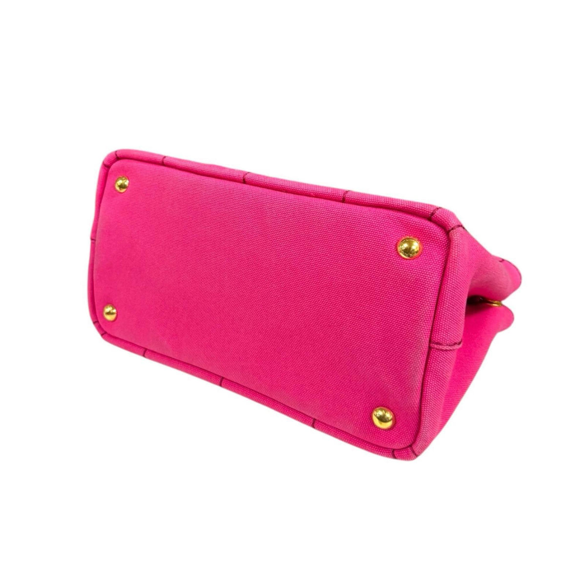 Prada Pink Canvas Shoulder Bag (Pre-Owned)