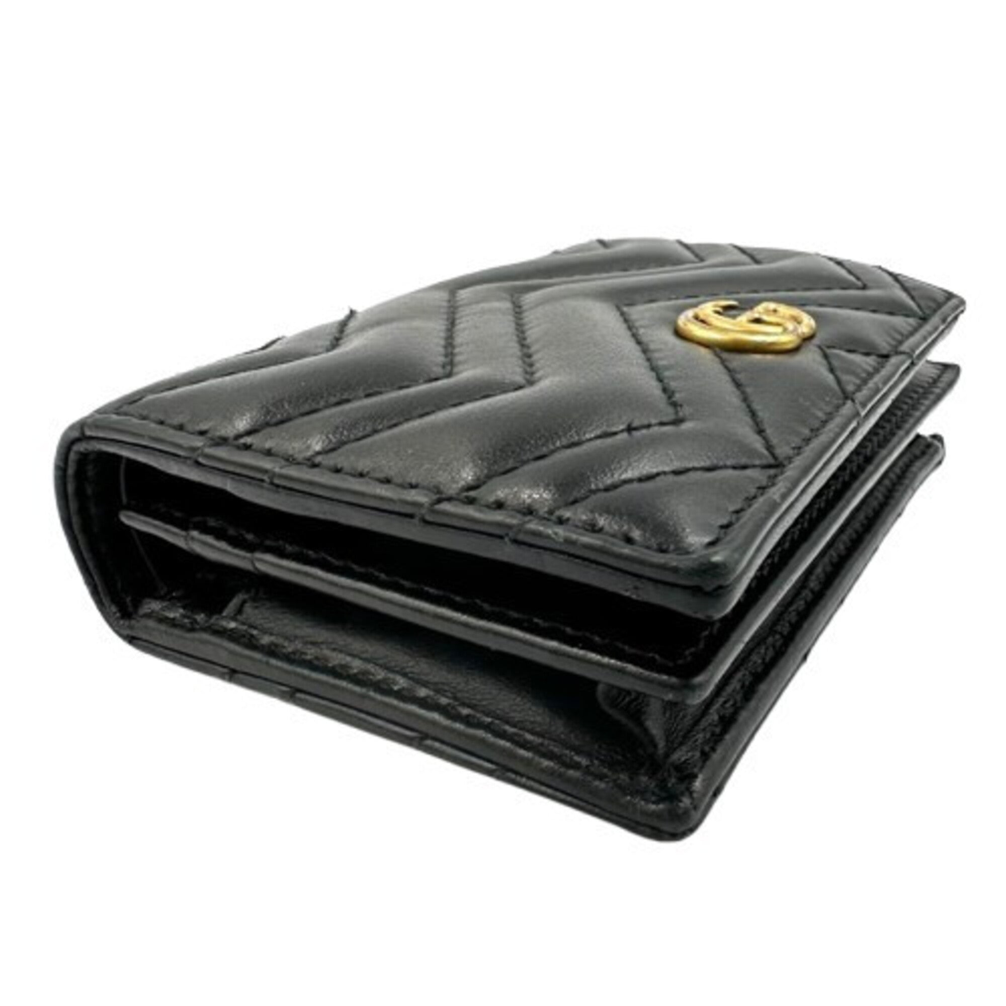 Gucci Black Leather Wallet (Bi-Fold) (Pre-Owned)