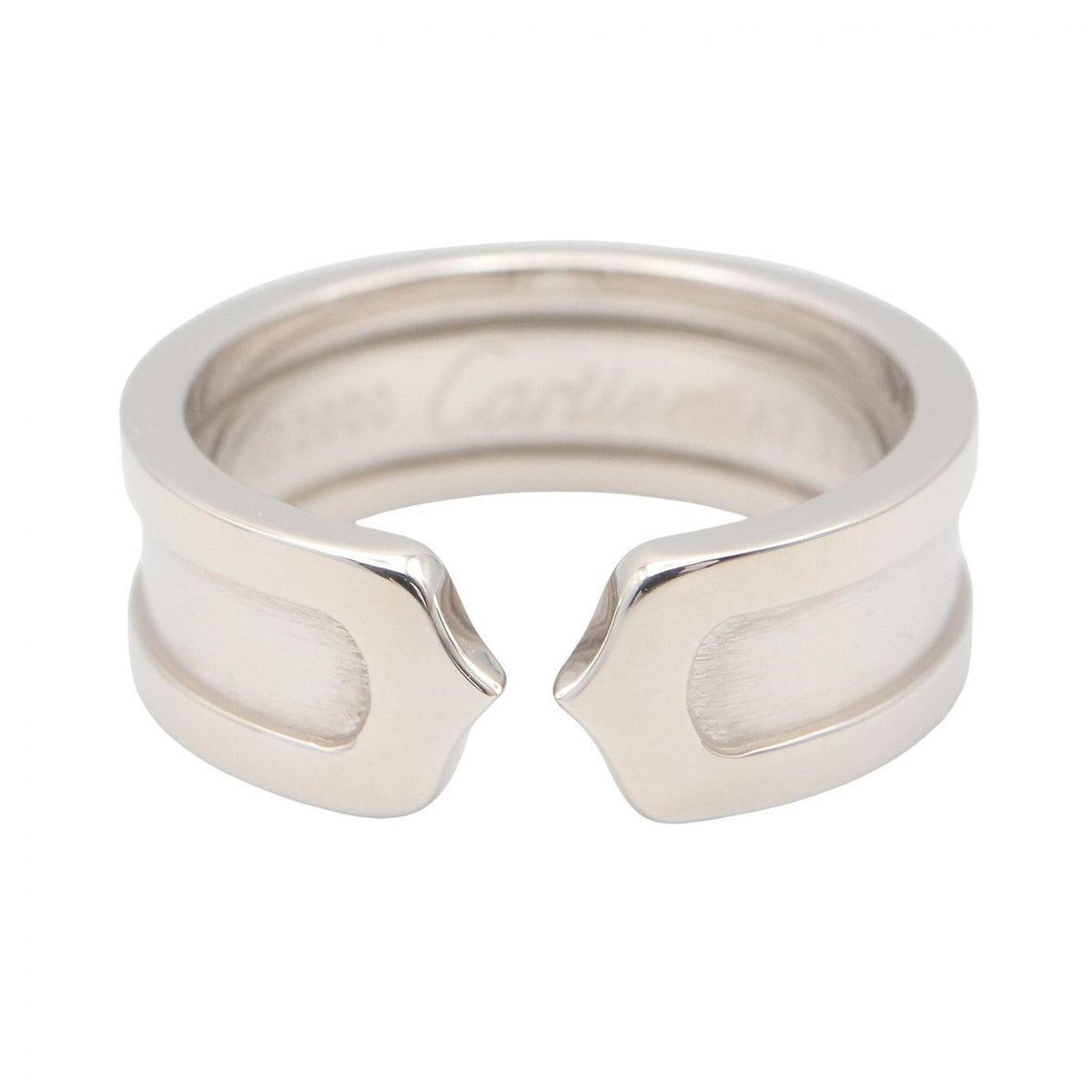Cartier Silver White Gold (18K) Band Ring (Pre-Owned)